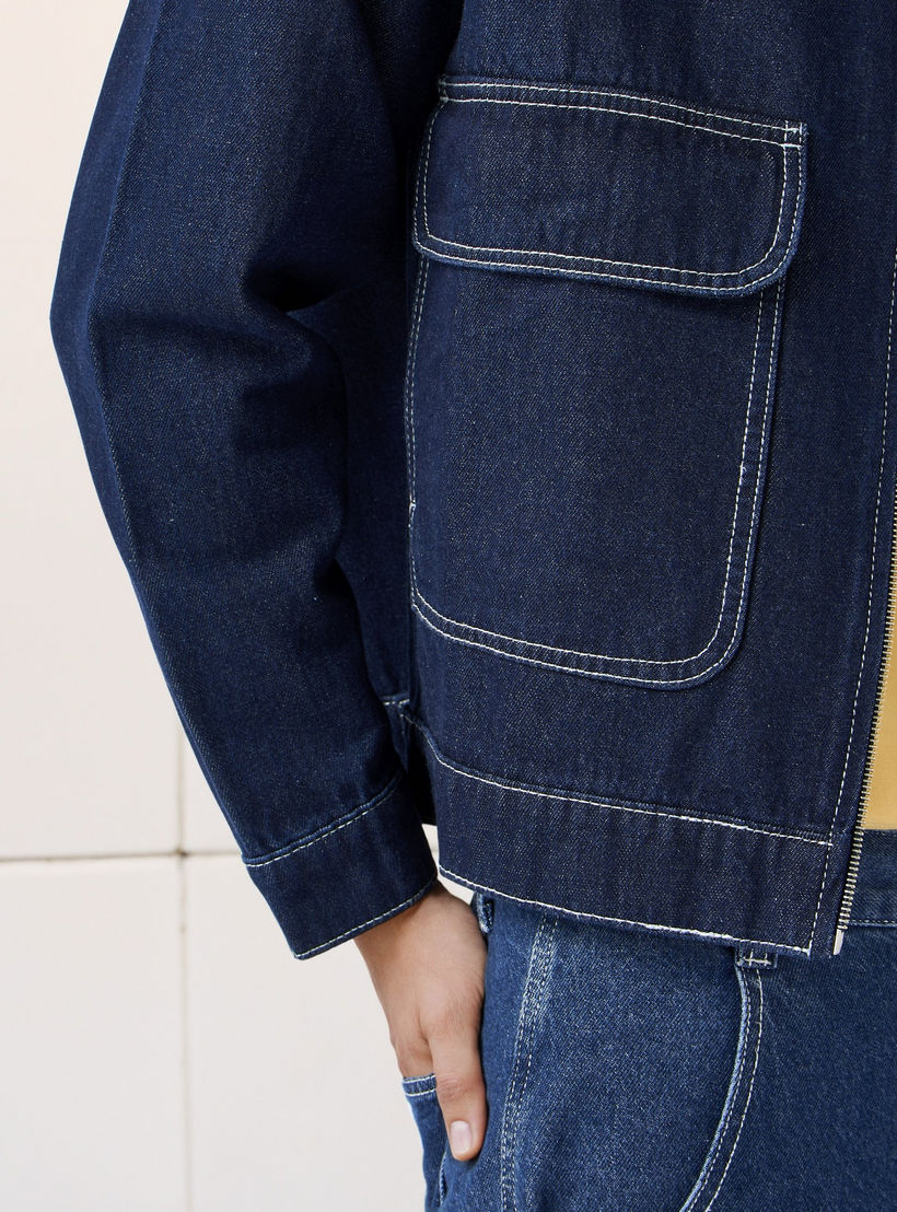 جاكيت تراكر بسحاب من لي كوبر-men-clothing-jacketsandblazers-jackets-image-2