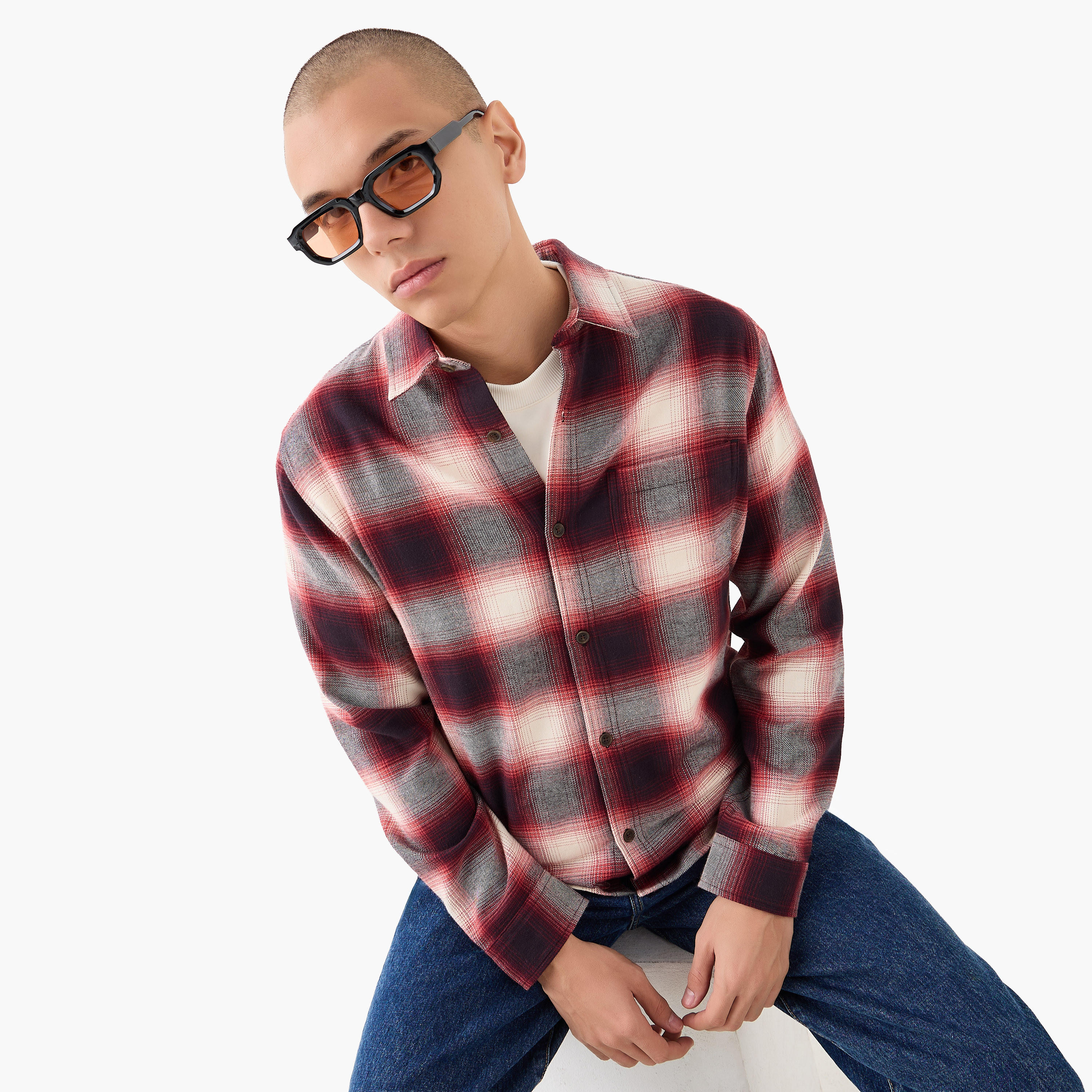 Lee Cooper Checked Shirt-men-clothing-shirts-image-1