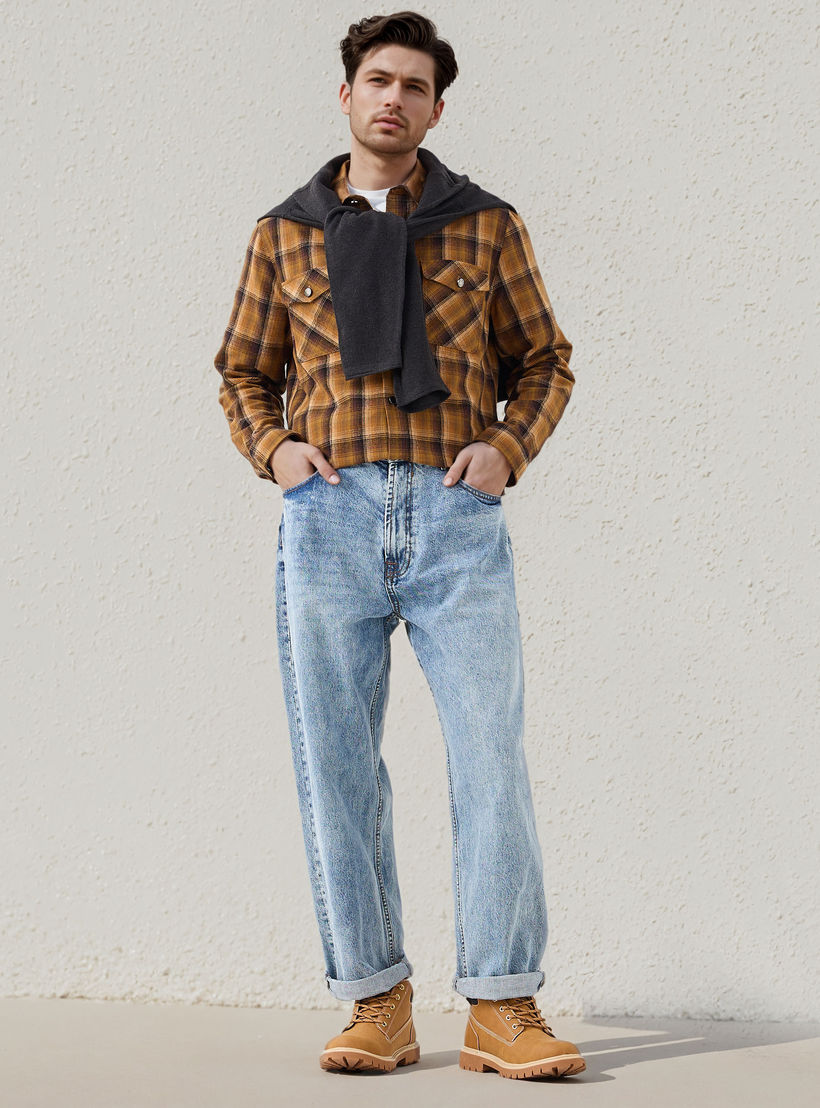 قميص كاروهات من لي كوبر-men-clothing-shirts-image-4