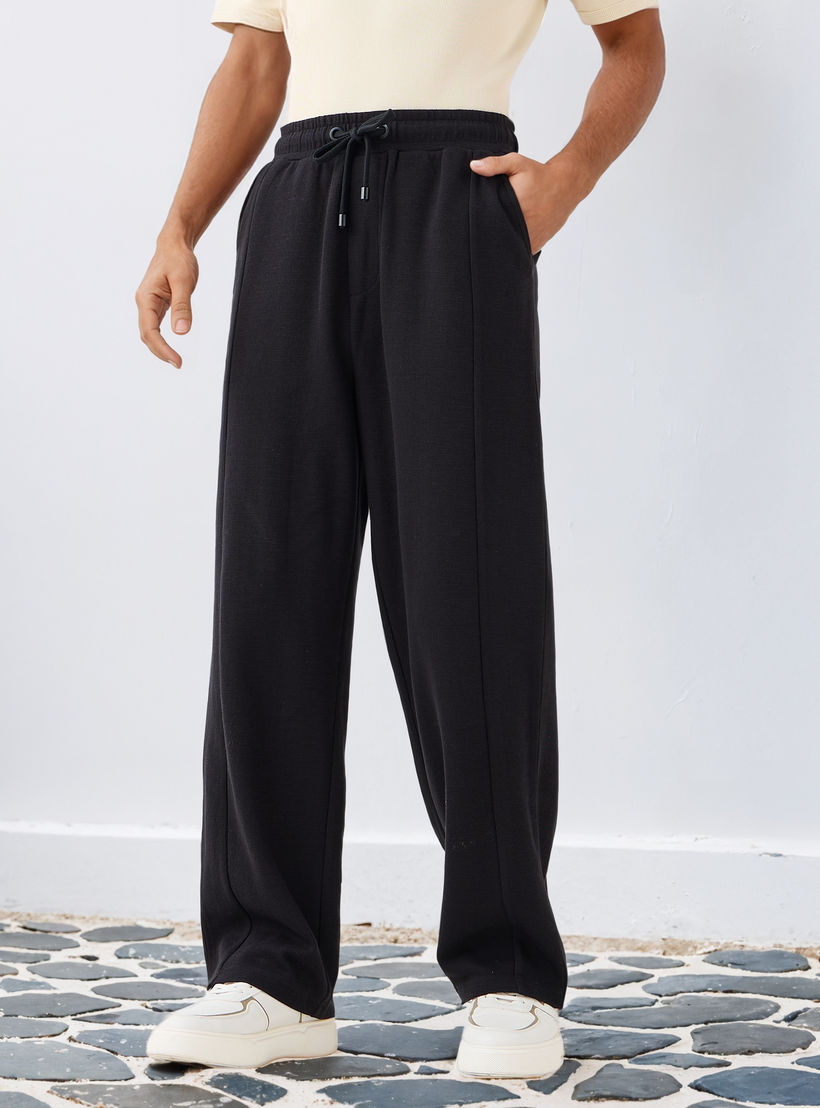 Lee Cooper Men Straight Fit Cotton Pants-men-clothing-bottoms-joggers-image-1