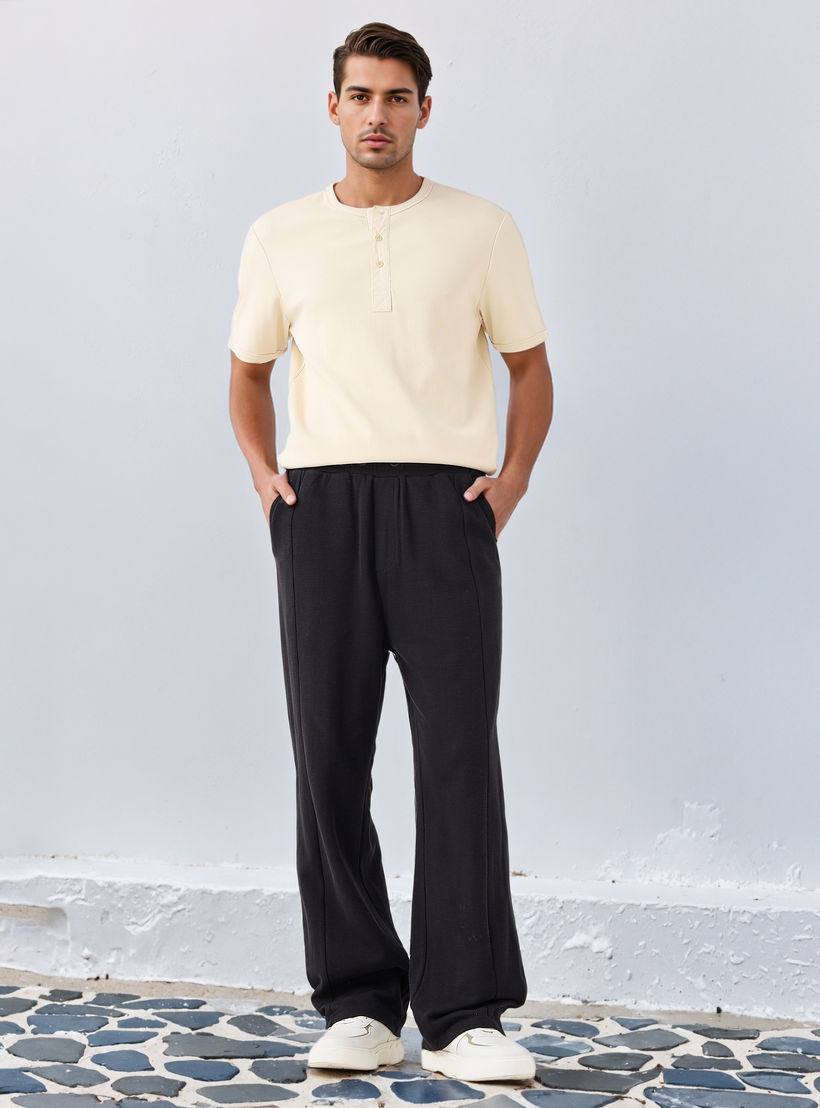 Lee Cooper Men Straight Fit Cotton Pants-men-clothing-bottoms-joggers-image-2
