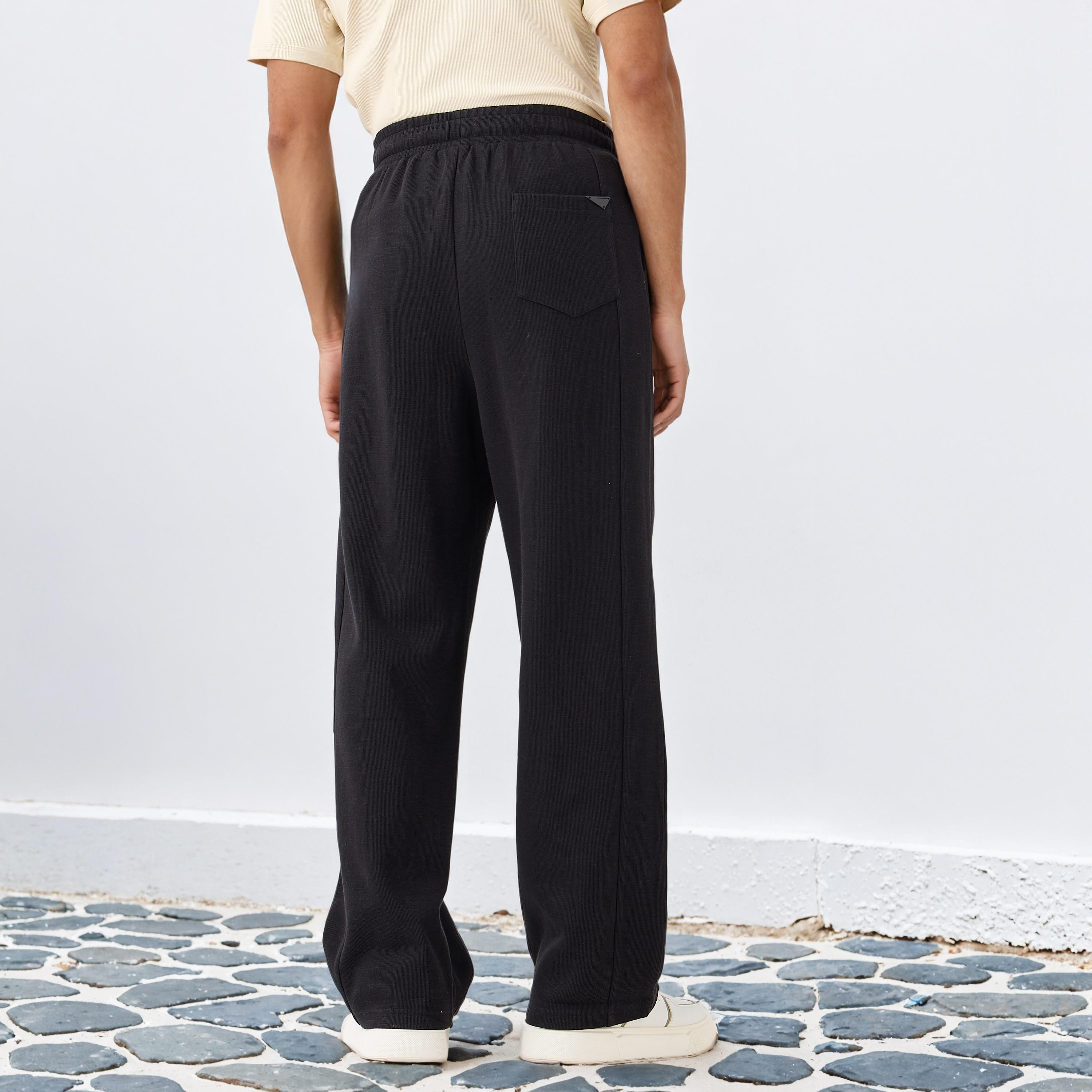 Lee Cooper Men Straight Fit Cotton Pants-men-clothing-bottoms-joggers-image-3