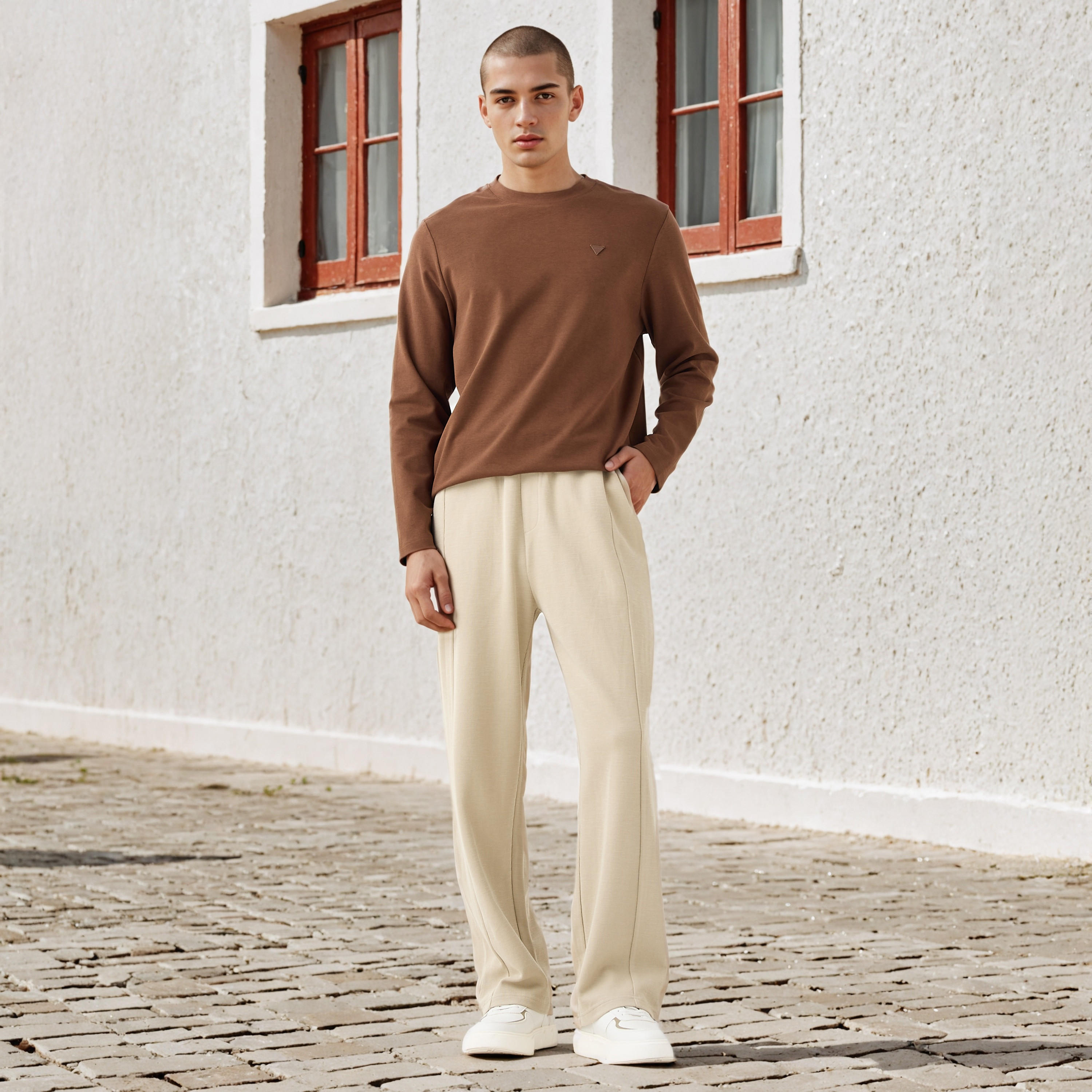 Lee Cooper Men Straight Fit Cotton Pants-men-clothing-bottoms-joggers-image-2