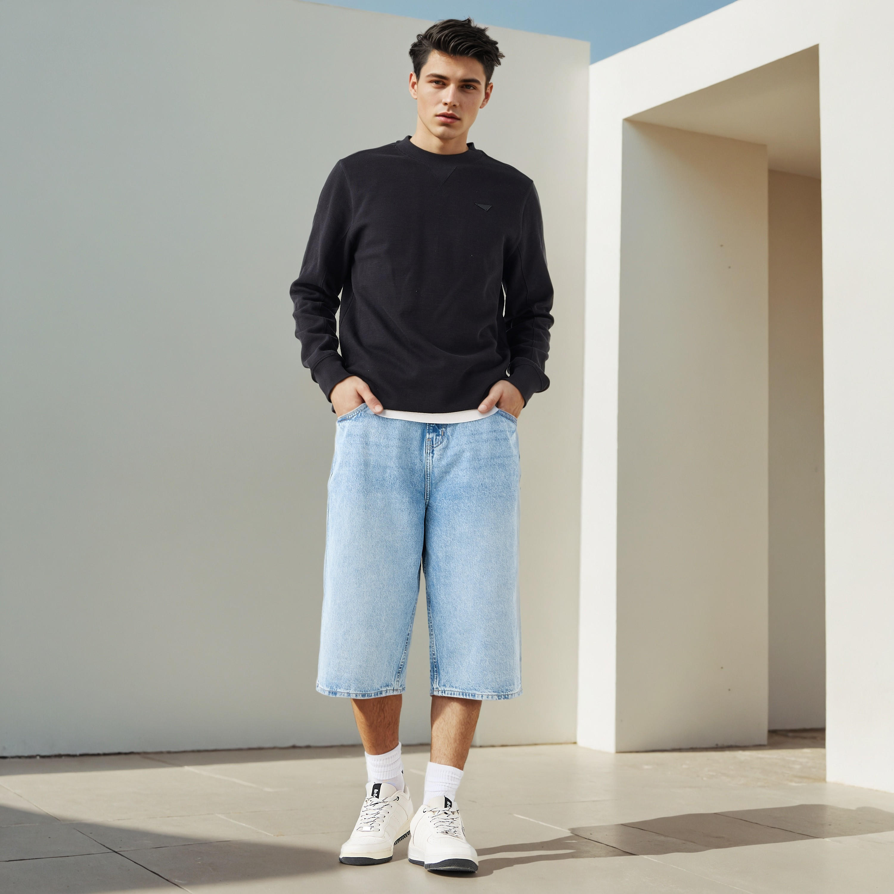 Lee Cooper Textured Sweatshirt-men-winterwear-hoodiesandsweatshirts-image-2