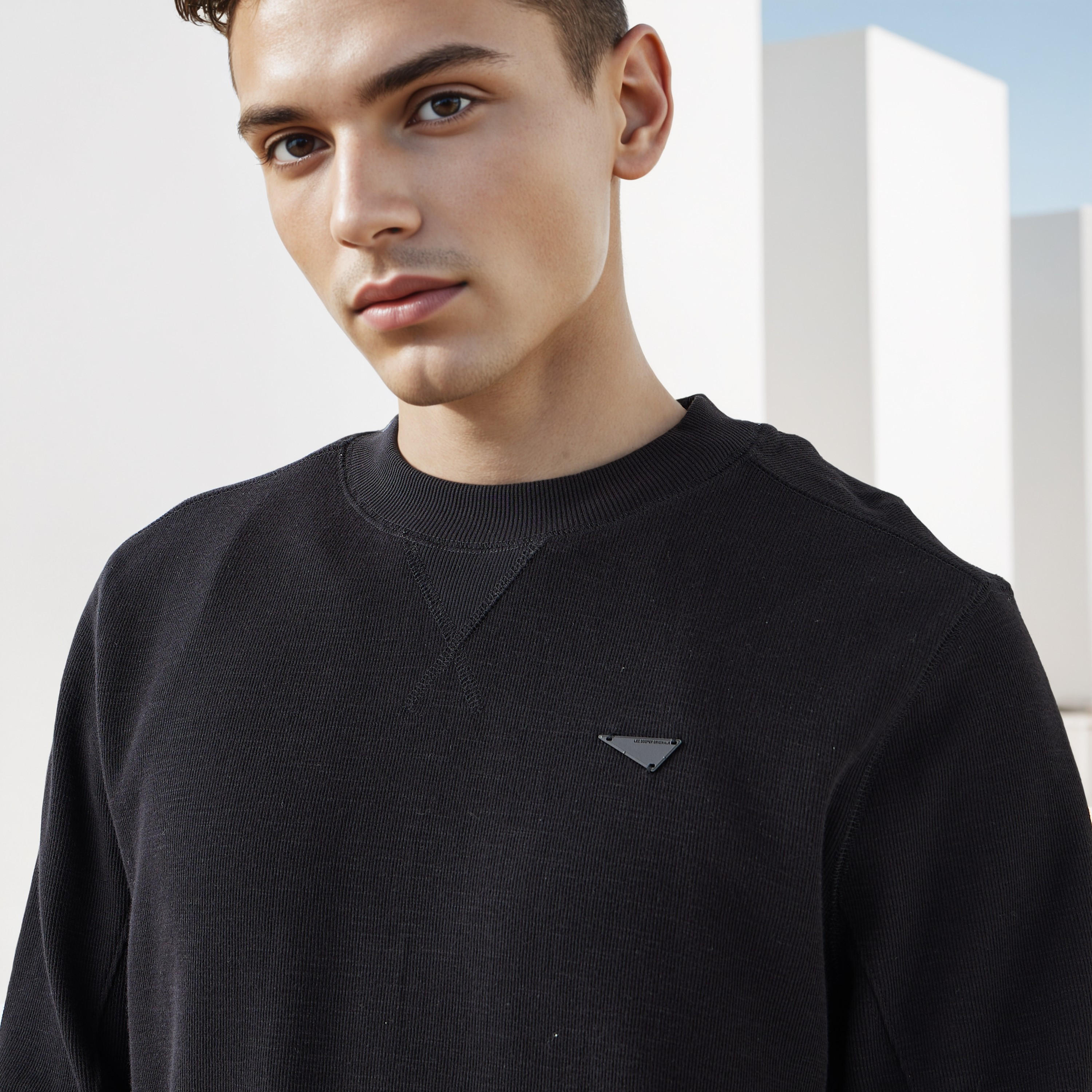 Lee Cooper Textured Sweatshirt-men-winterwear-hoodiesandsweatshirts-image-4