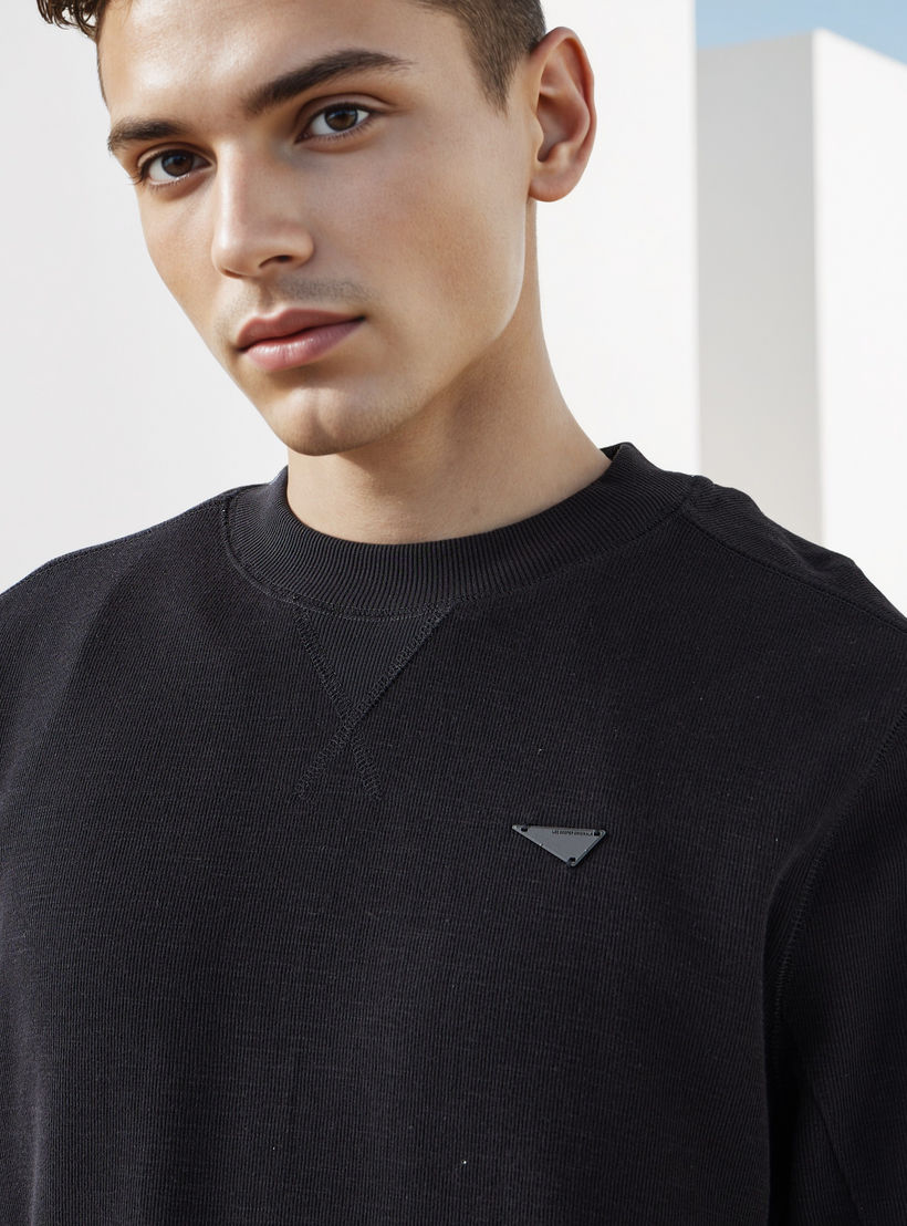 سويت شيرت بارز الملمس من لي كوبر-men-winterwear-hoodiesandsweatshirts-image-4