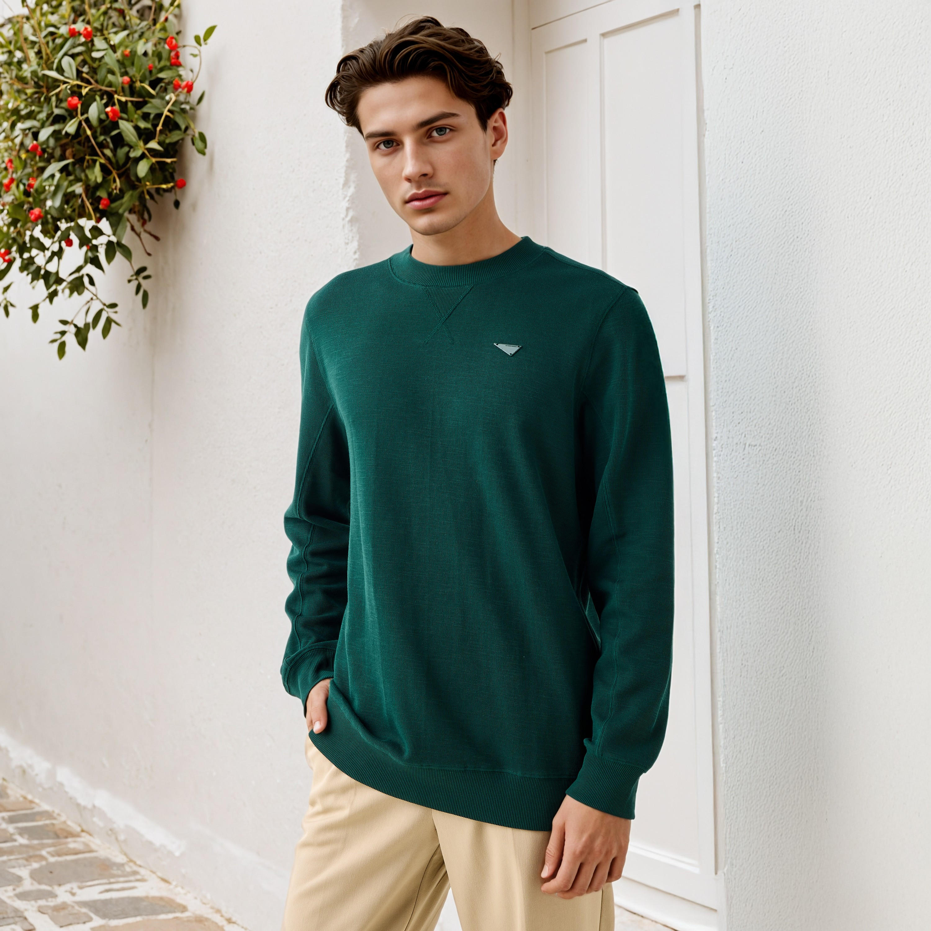 Lee Cooper Textured Sweatshirt-men-winterwear-hoodiesandsweatshirts-image-1