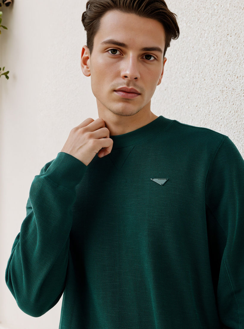 Lee Cooper Textured Sweatshirt-men-winterwear-hoodiesandsweatshirts-image-4