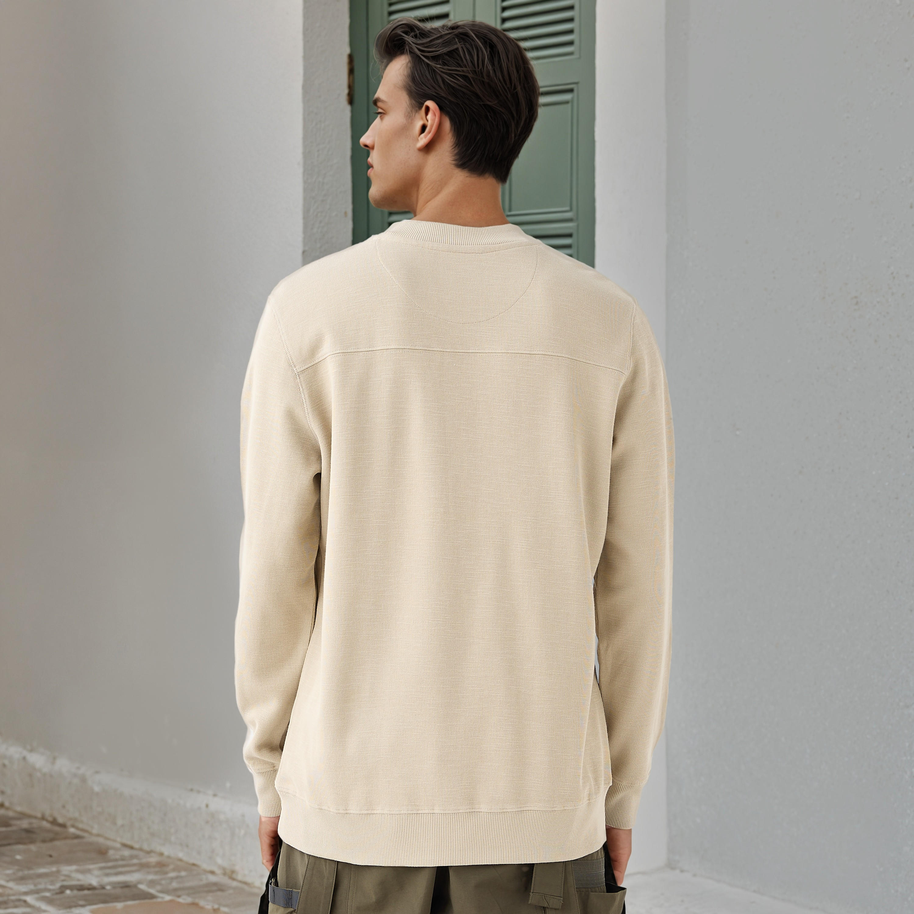 سويت شيرت بارز الملمس من لي كوبر-men-winterwear-hoodiesandsweatshirts-image-3