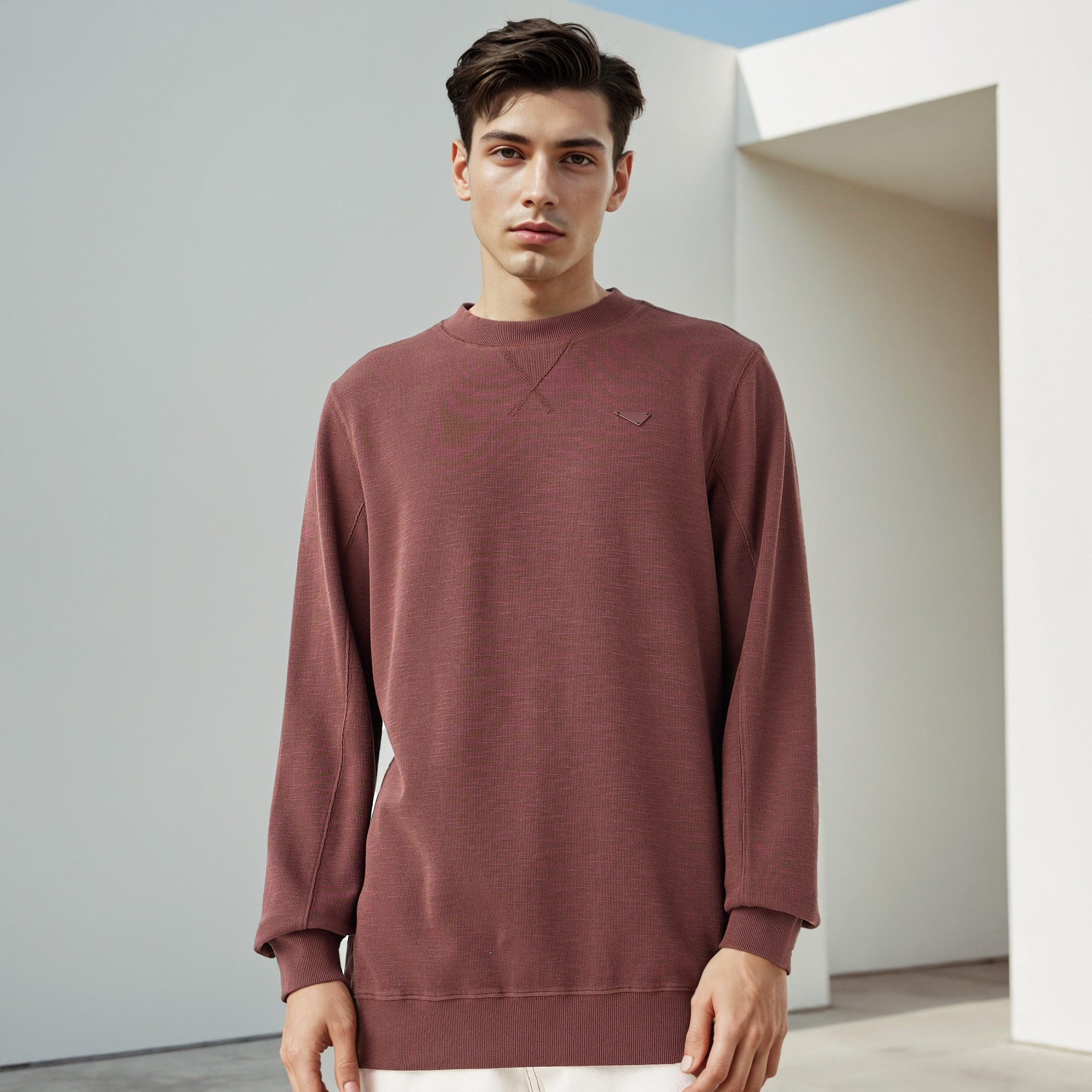 سويت شيرت بارز الملمس من لي كوبر-men-winterwear-hoodiesandsweatshirts-image-1