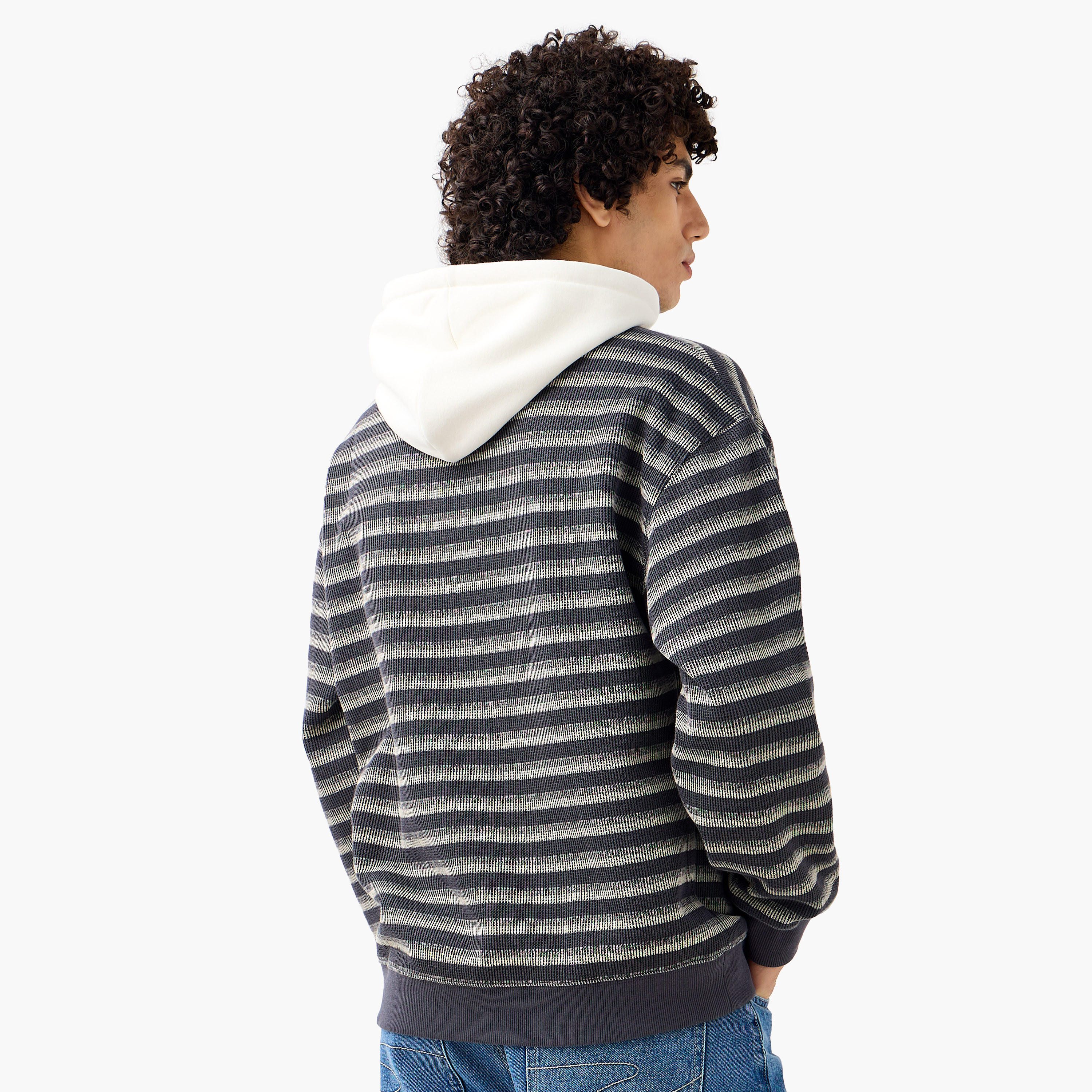 Lee Cooper Men Waffle Striped Sweatshirt-men-winterwear-hoodiesandsweatshirts-image-3