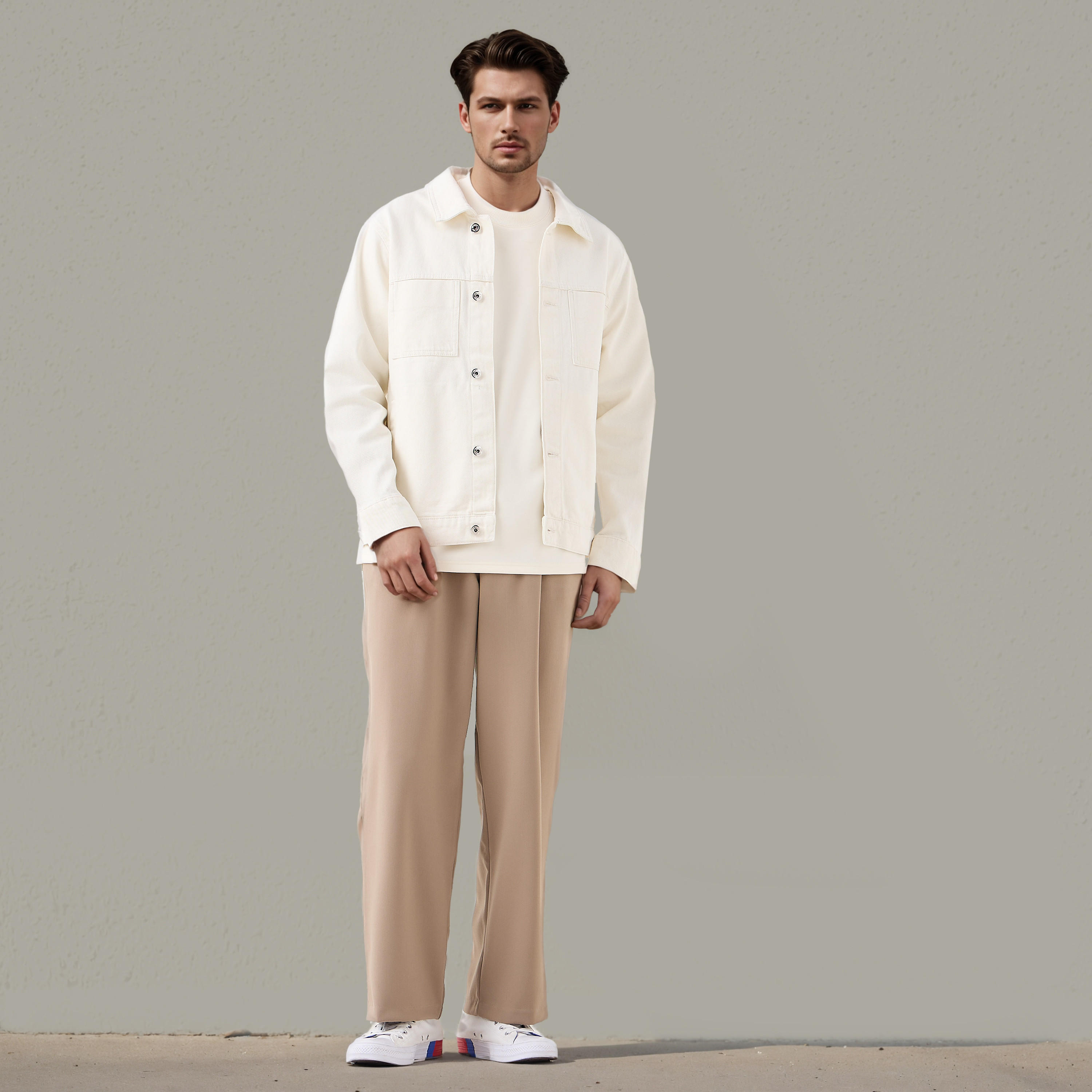 شاكيت دينم بأزرار من لي كوبر-men-clothing-jacketsandblazers-jackets-image-4