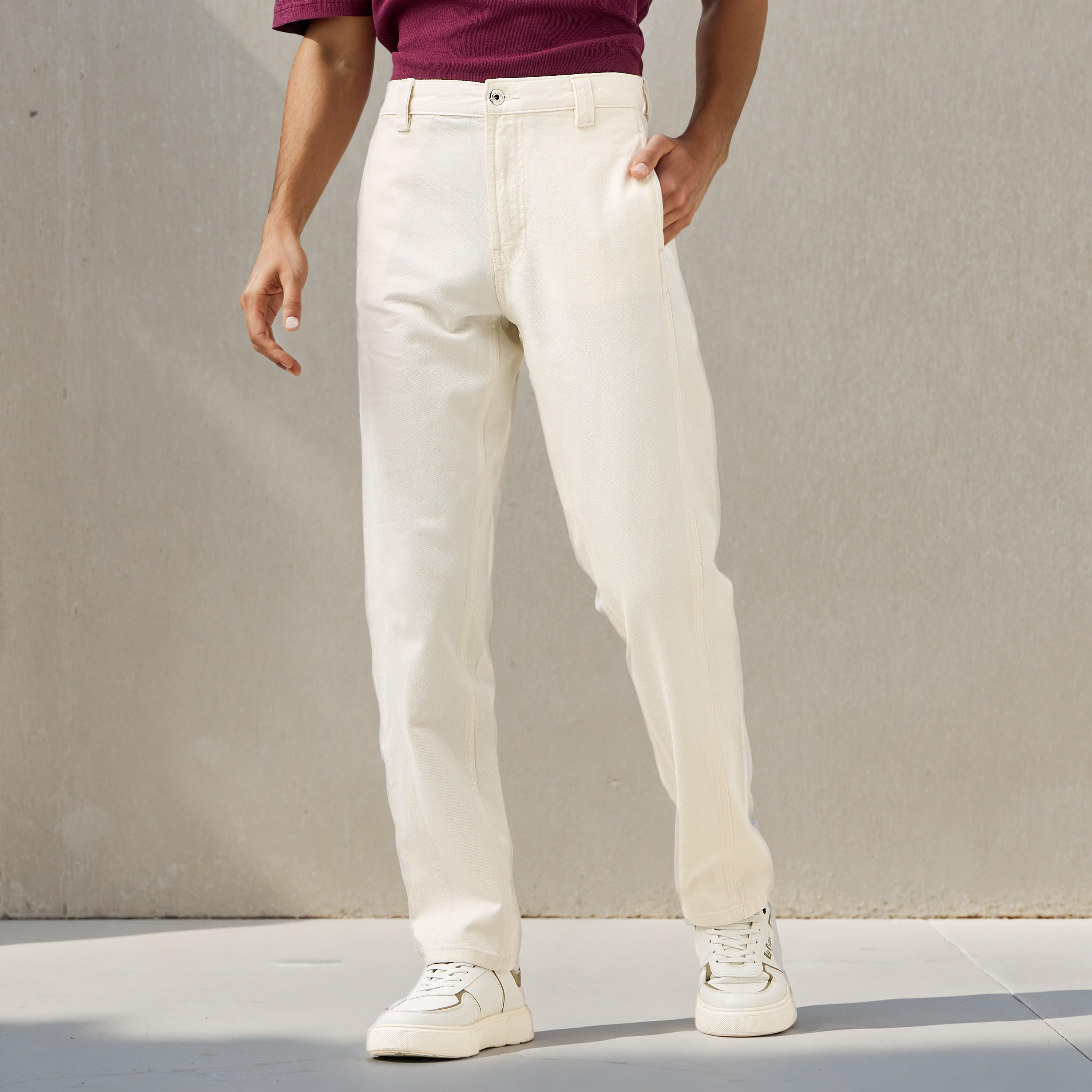 Lee Cooper Regular Fit Jeans with Pockets-men-clothing-bottoms-jeans-image-1