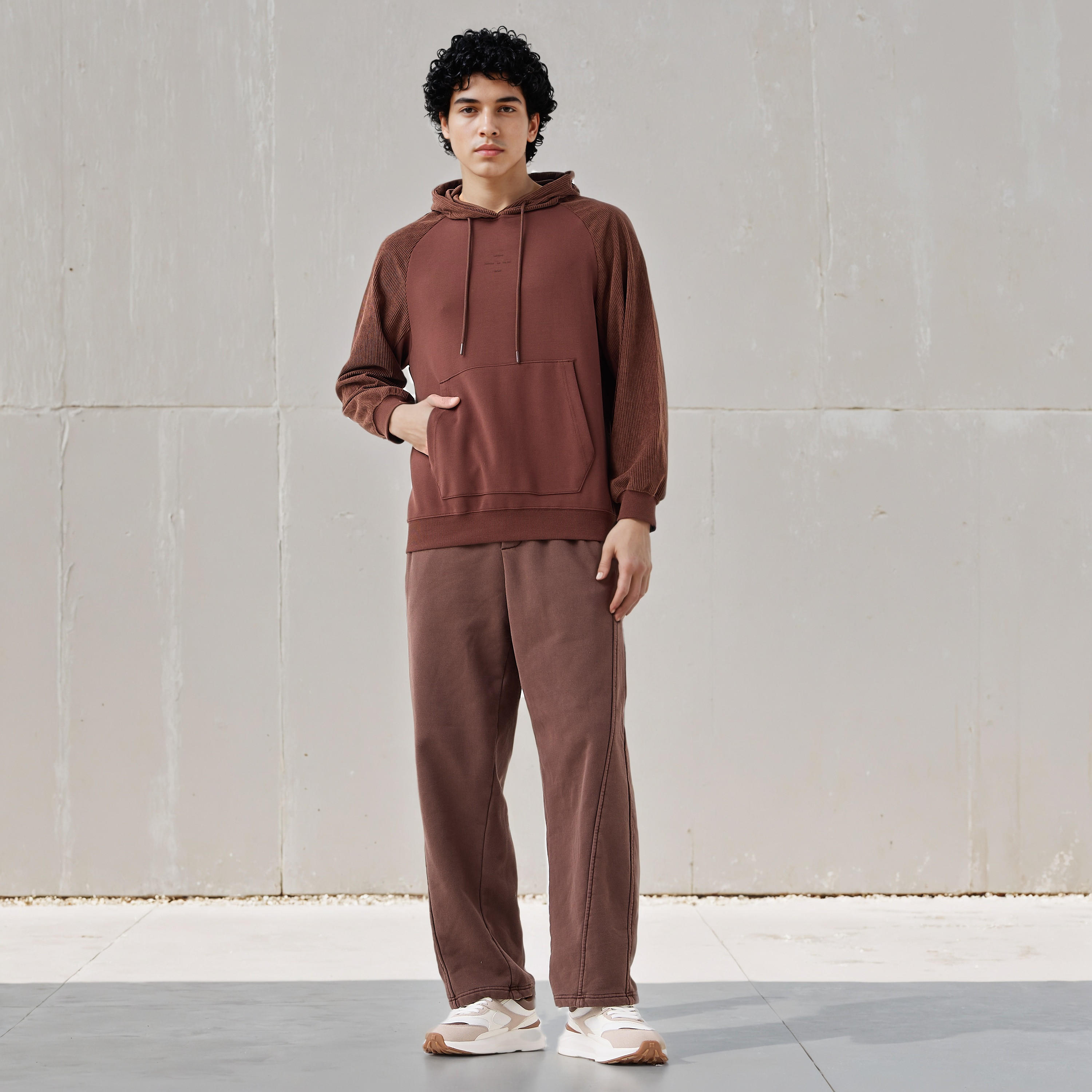 Lee Cooper Men Panelled Hoodie-men-winterwear-hoodiesandsweatshirts-image-2