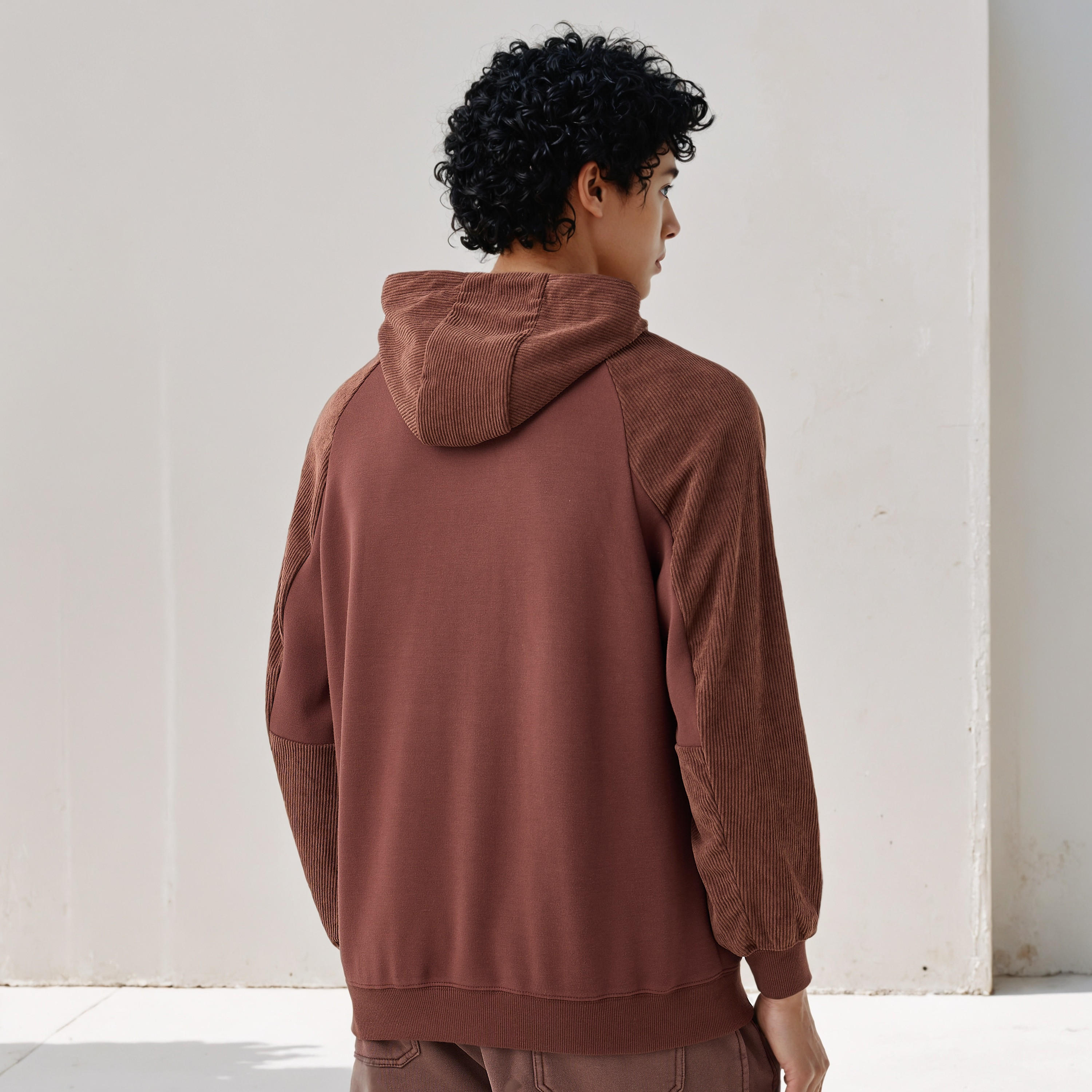 Lee Cooper Men Panelled Hoodie-men-winterwear-hoodiesandsweatshirts-image-3