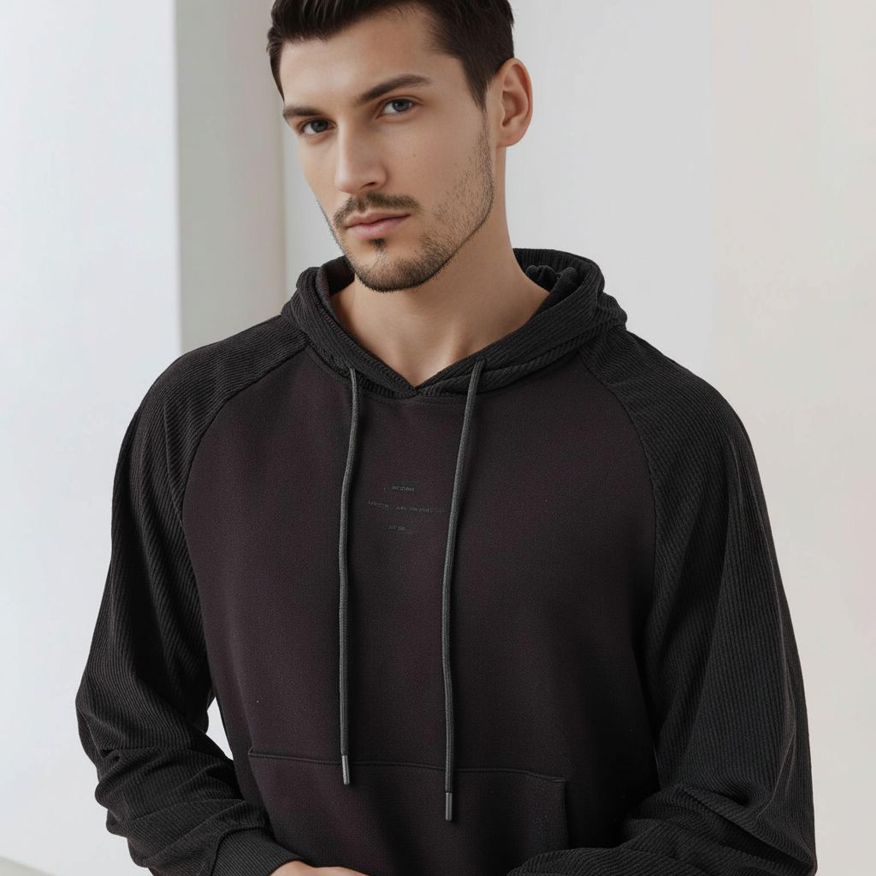 Lee Cooper Men Panelled Hoodie-men-winterwear-hoodiesandsweatshirts-image-4
