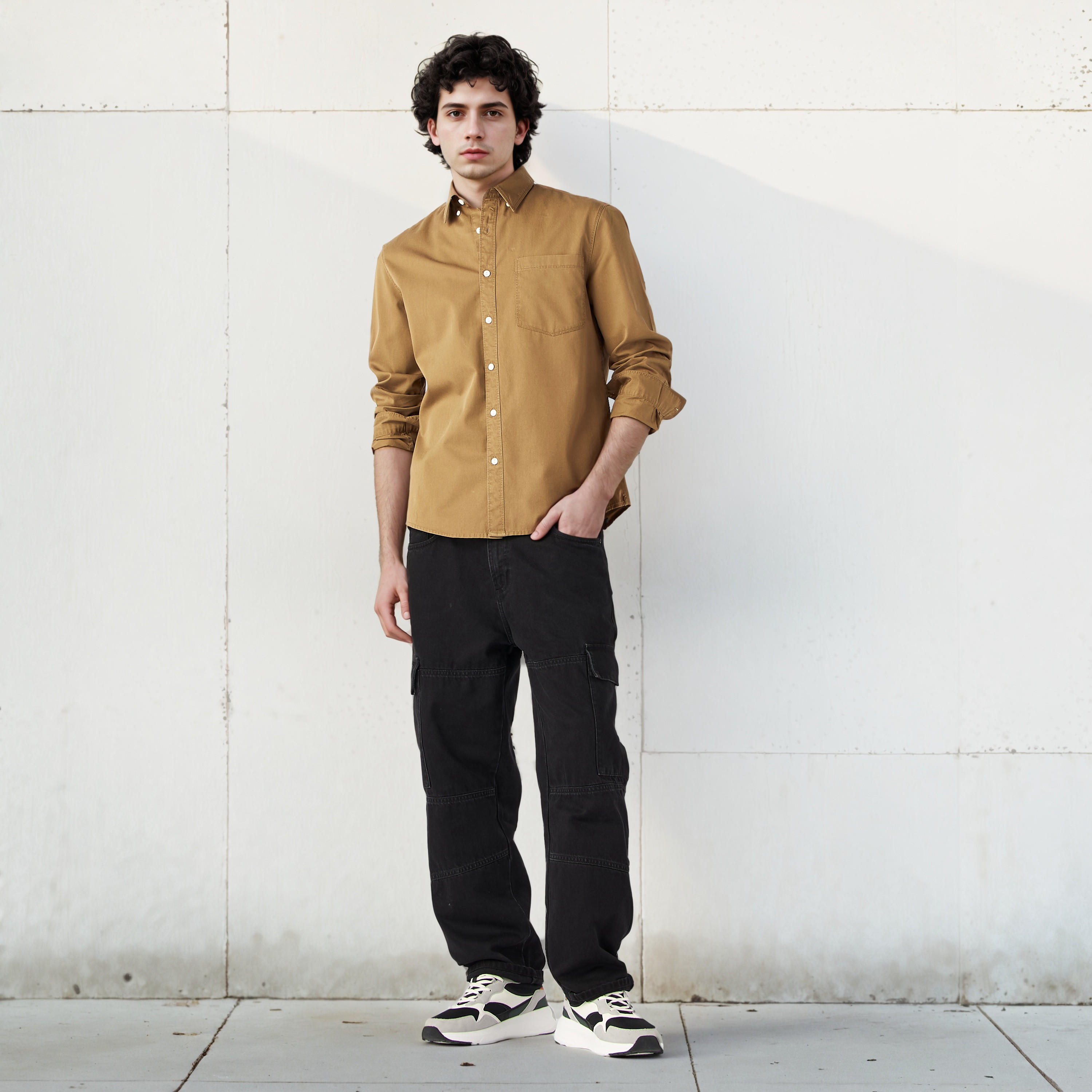 قميص بقصة عادية من لي كوبر-men-clothing-shirts-image-5