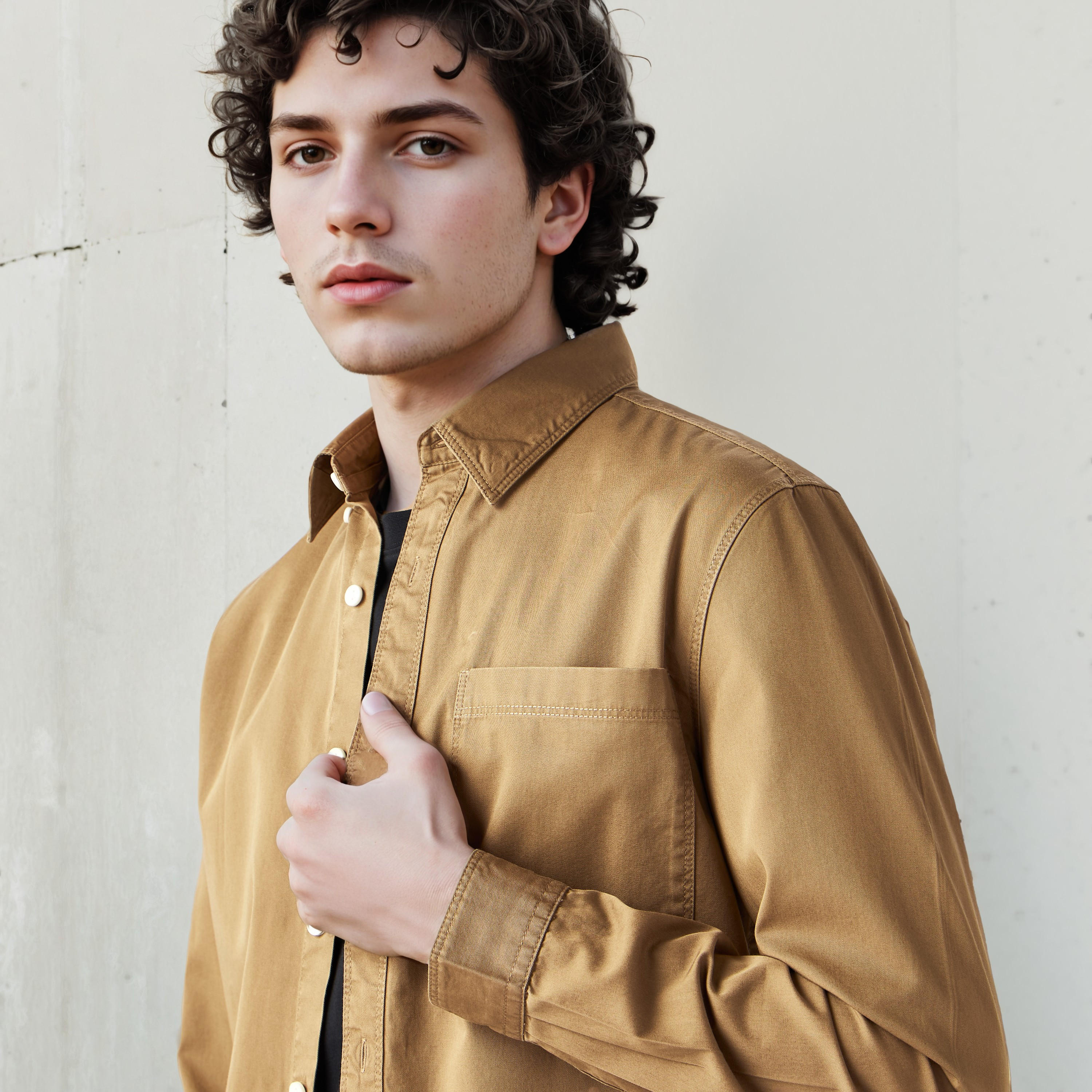 قميص بقصة عادية من لي كوبر-men-clothing-shirts-image-2