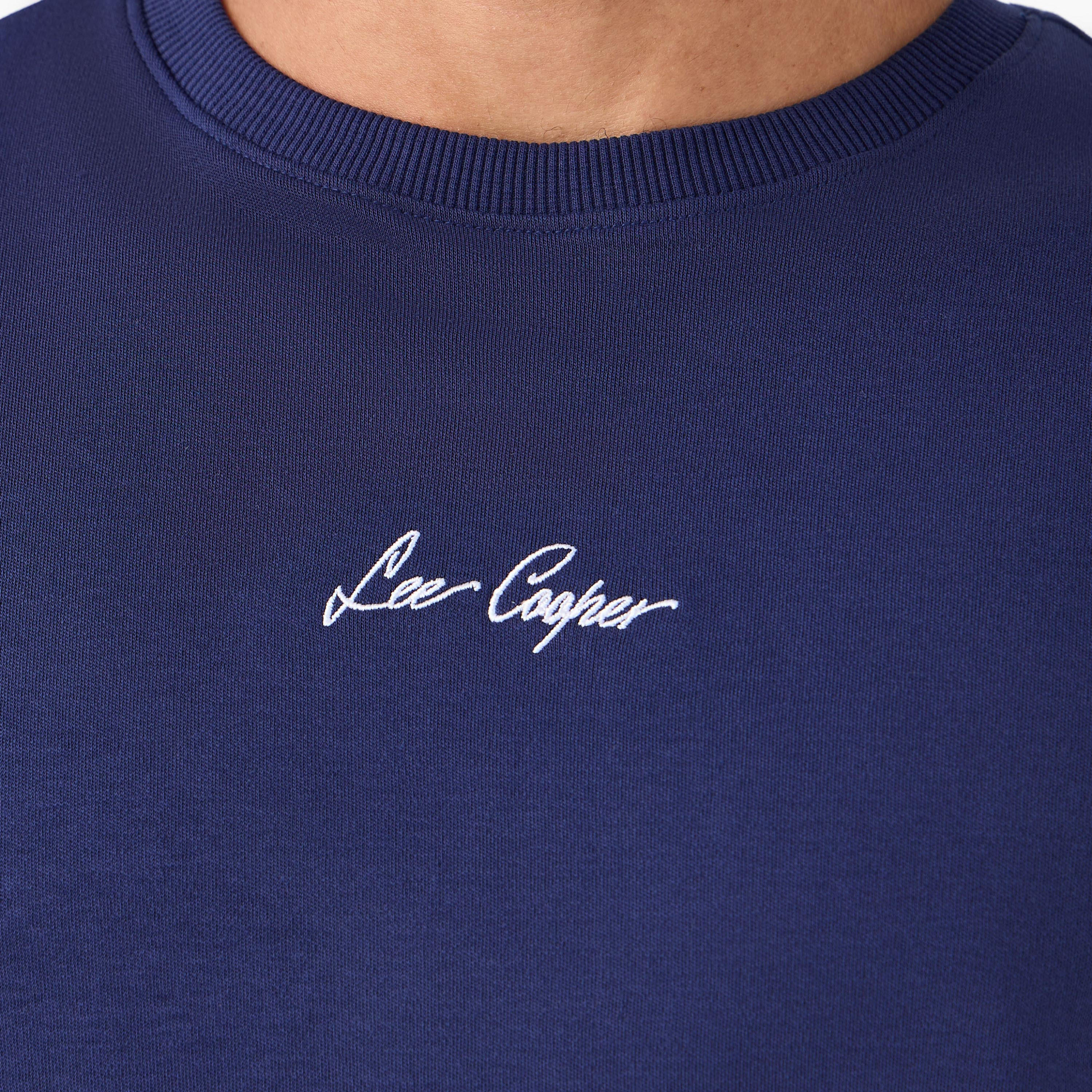 Lee Cooper Men Regular Fit Crew Neck Short Sleeves Logo Print T-shirt-men-clothing-tshirtsandpolos-tshirts-image-4