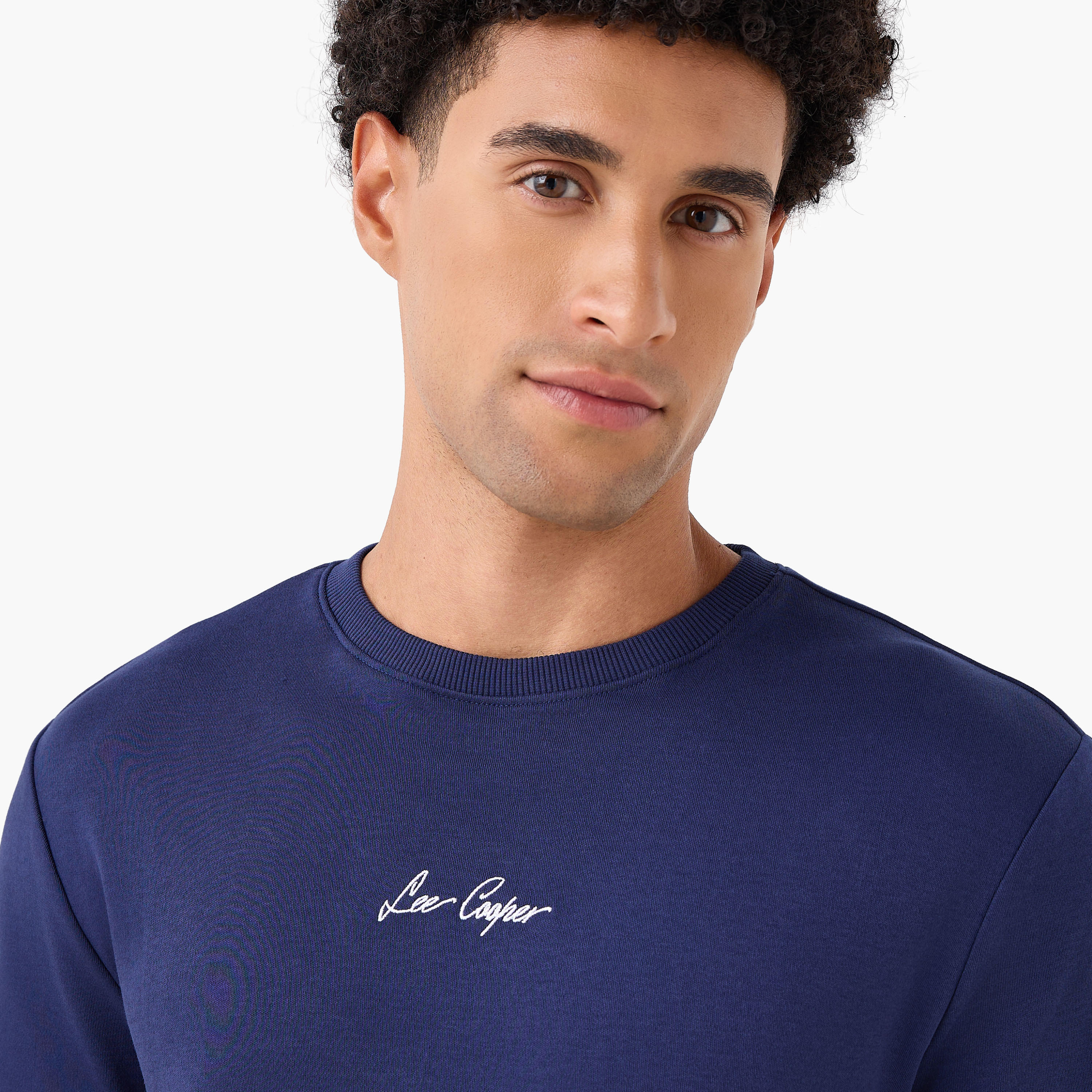 Lee Cooper Men Regular Fit Crew Neck Short Sleeves Logo Print T-shirt-men-clothing-tshirtsandpolos-tshirts-image-5