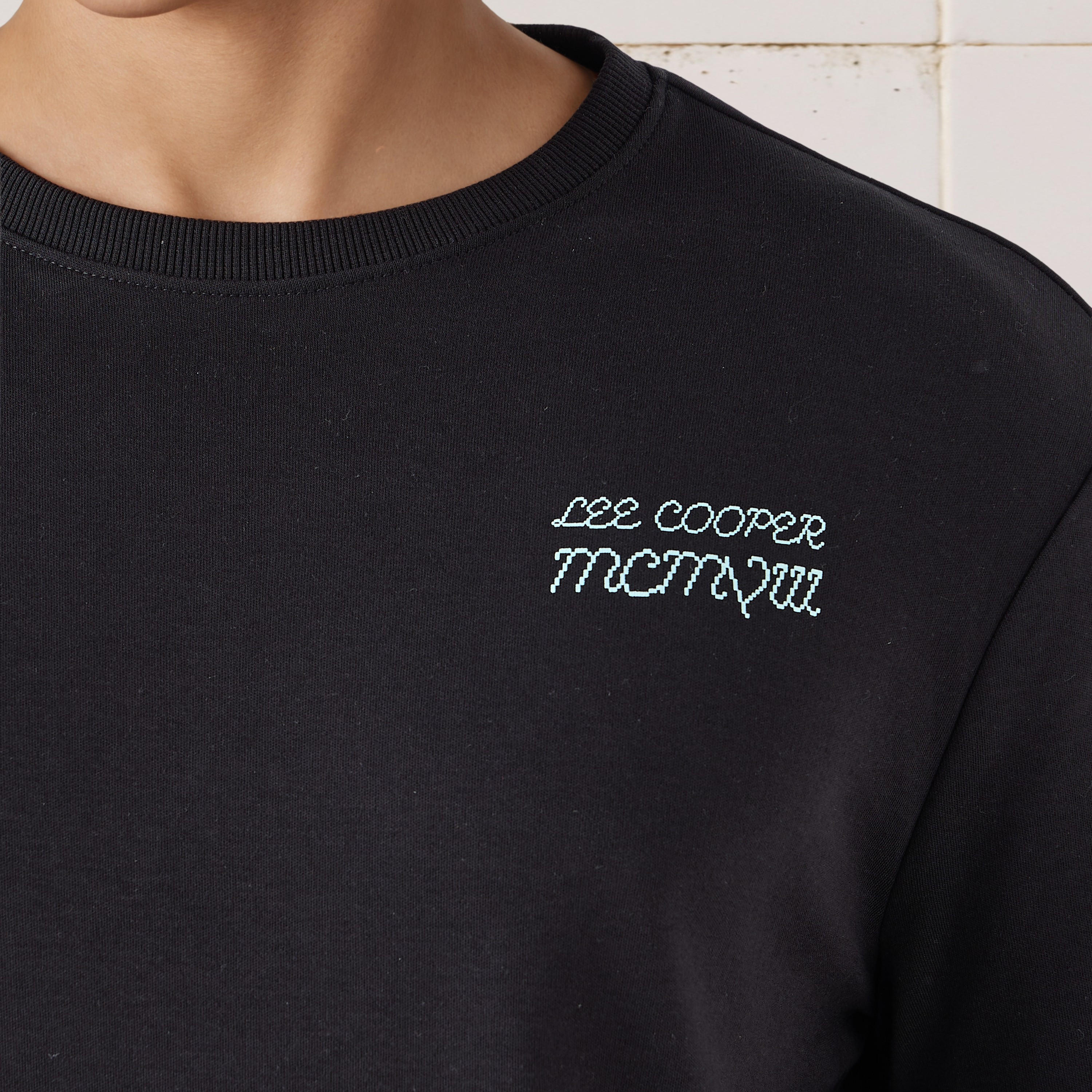 Lee Cooper Men Regular Fit Crew Neck Short Sleeves Logo Print T-shirt-men-clothing-tshirtsandpolos-tshirts-image-5
