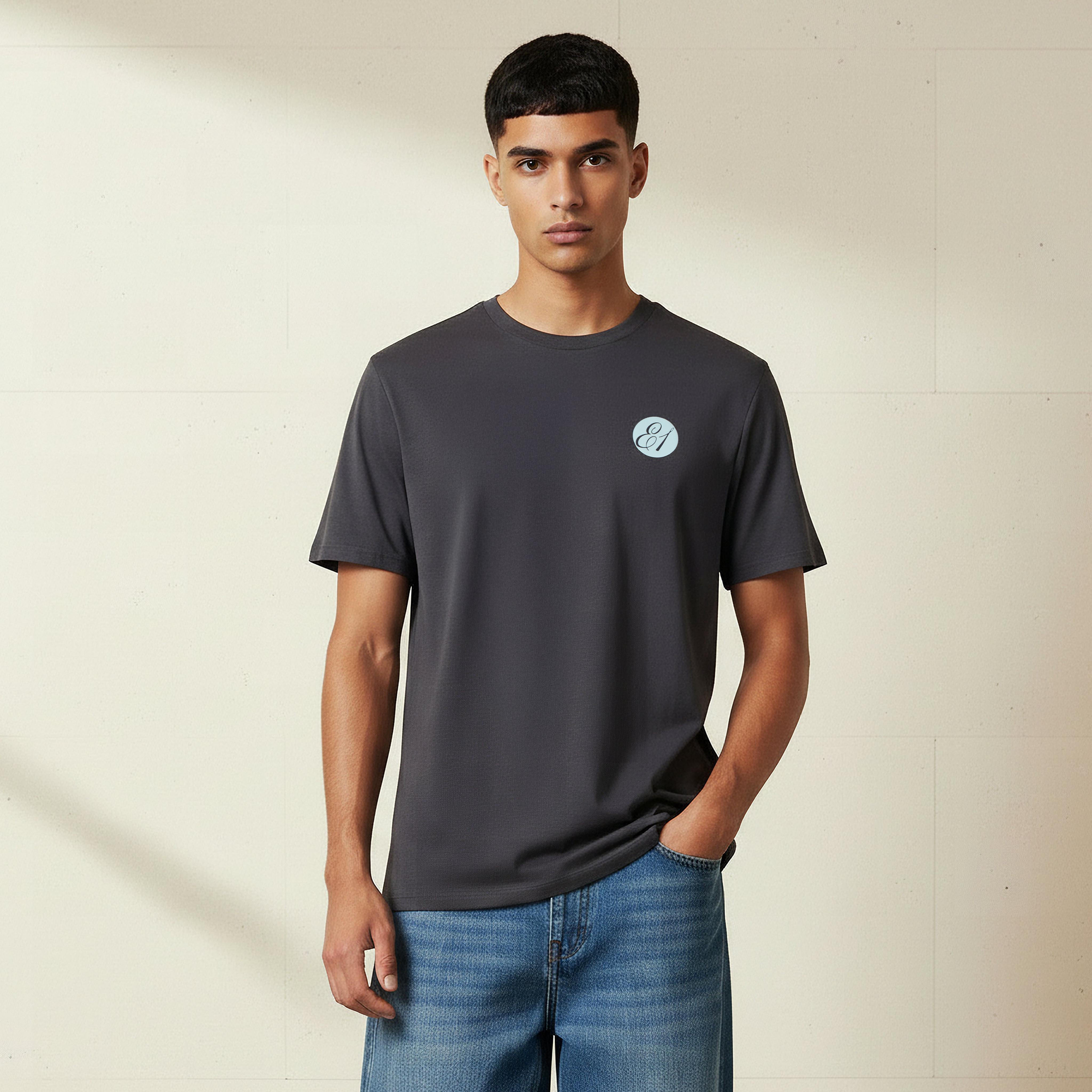 Lee Cooper Men Regular Fit Crew Neck Short Sleeves Logo Print T-shirt-men-clothing-tshirtsandpolos-tshirts-image-1
