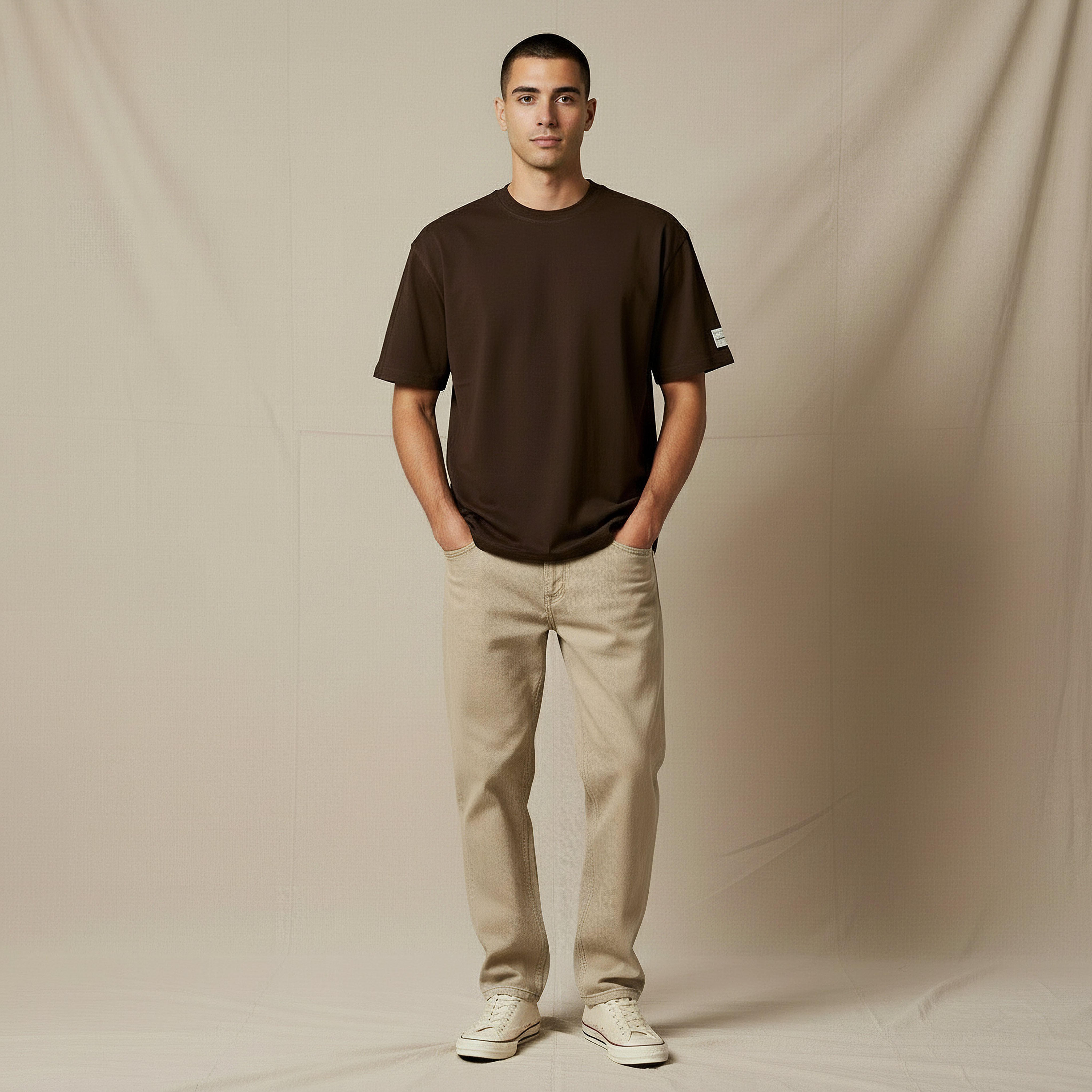 Lee Cooper Men Crew Neck Short Sleeves Graphic T-shirt-men-clothing-tshirtsandpolos-tshirts-image-2