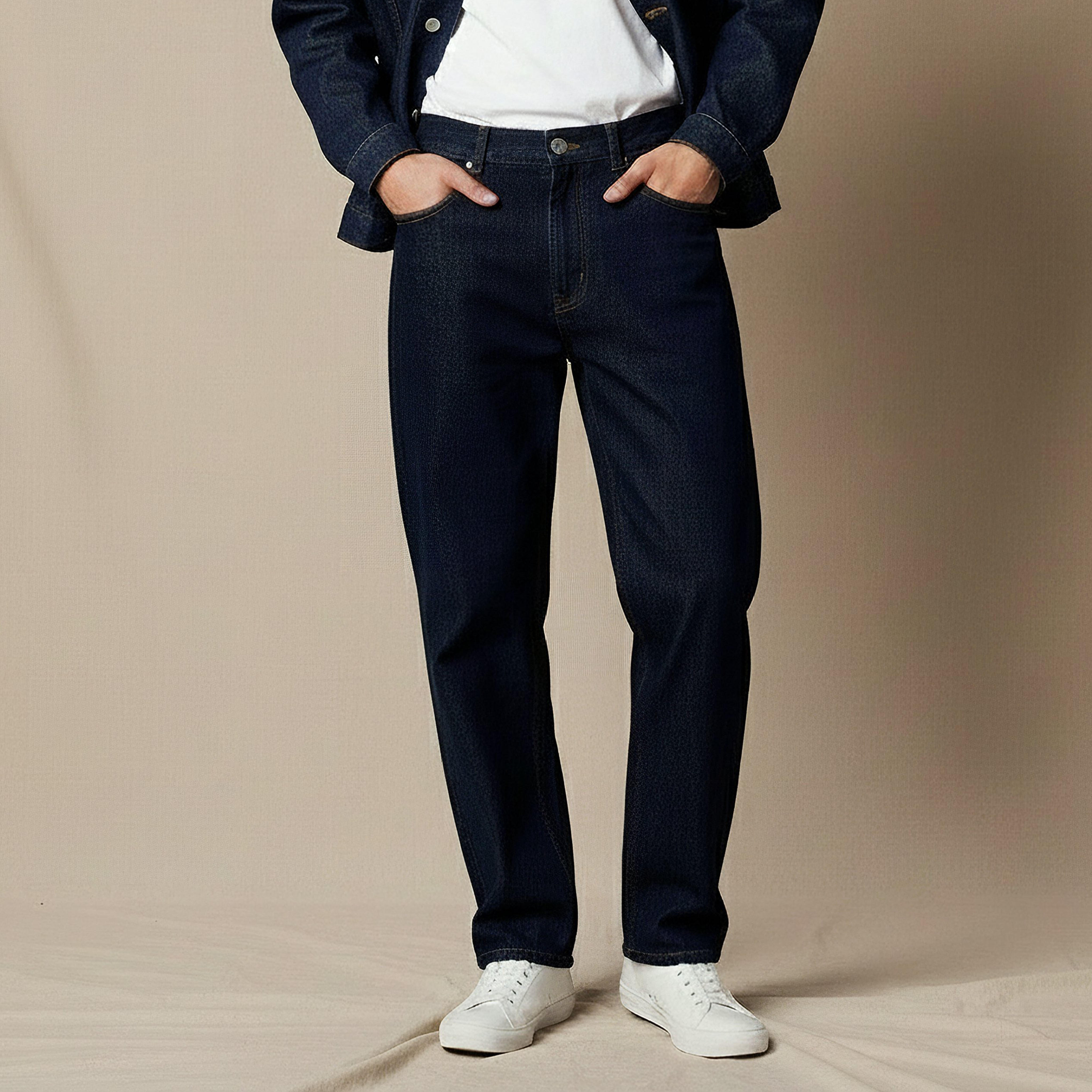 Lee Cooper Men Baggy Fit Mid-Rise Jeans-men-clothing-bottoms-jeans-image-1
