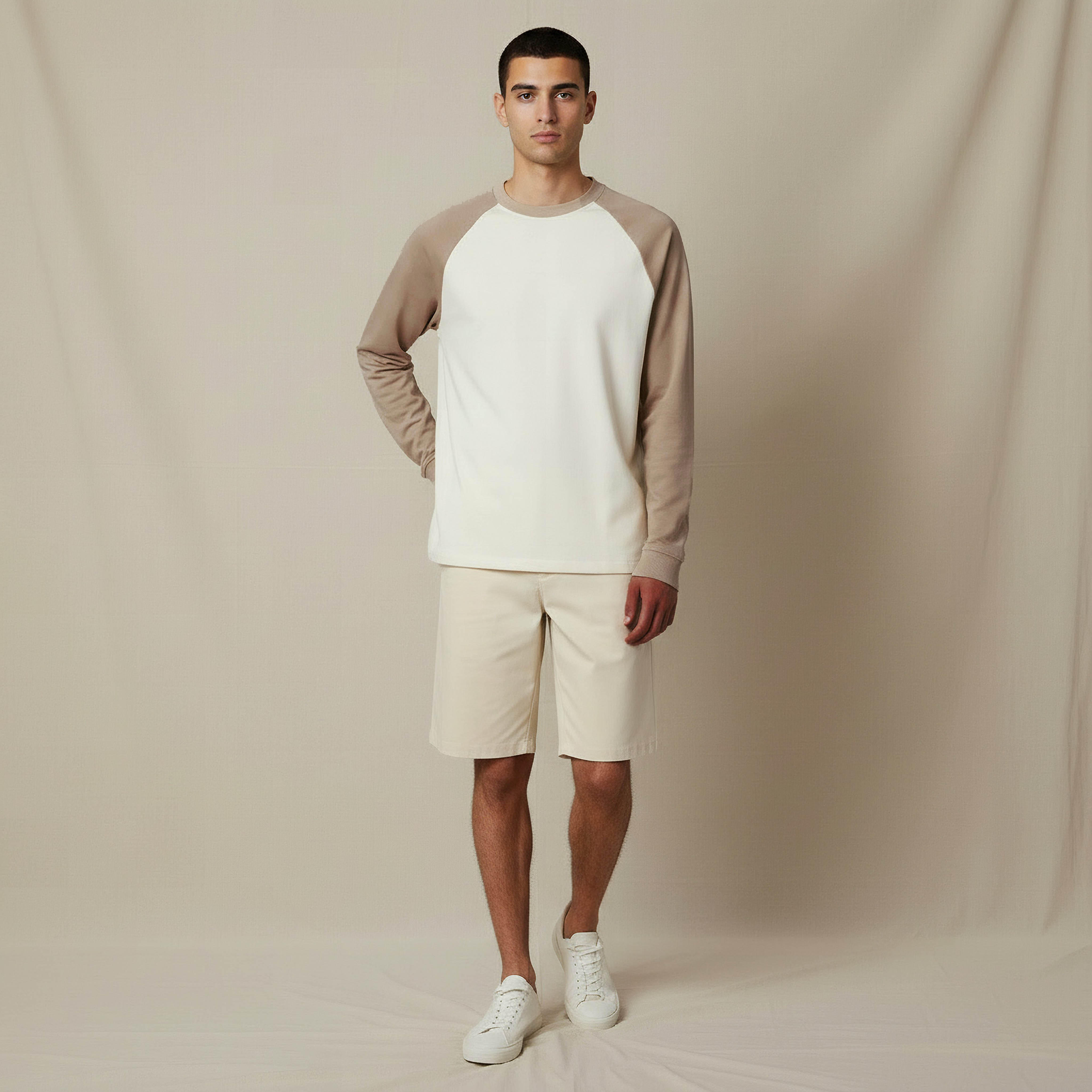 Lee Cooper Men Regular Fit Crew Neck Raglan Sleeves T-shirt-men-clothing-tshirtsandpolos-tshirts-image-2