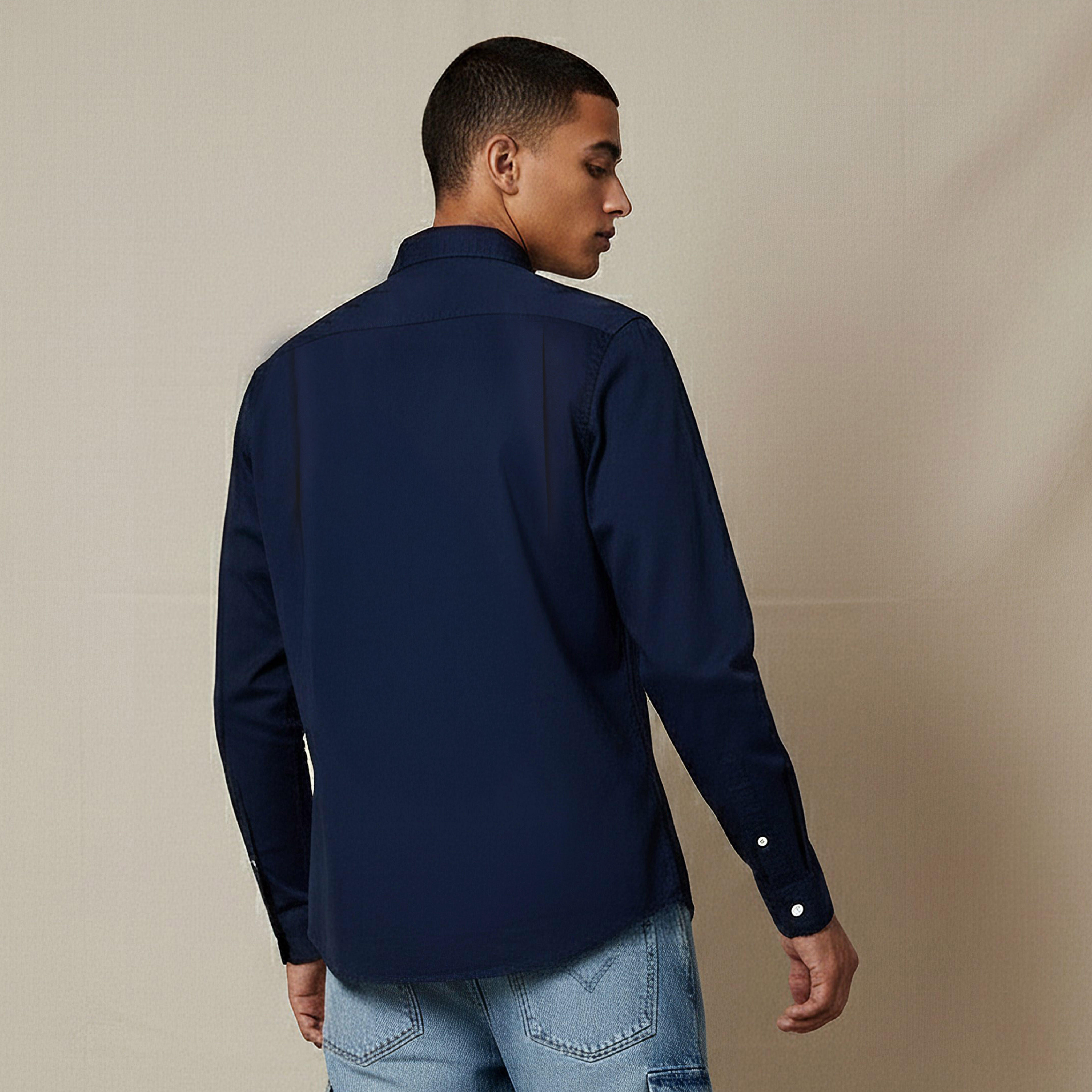 Lee Cooper Men Regular Fit Long Sleeve Shirt-men-clothing-shirts-image-3