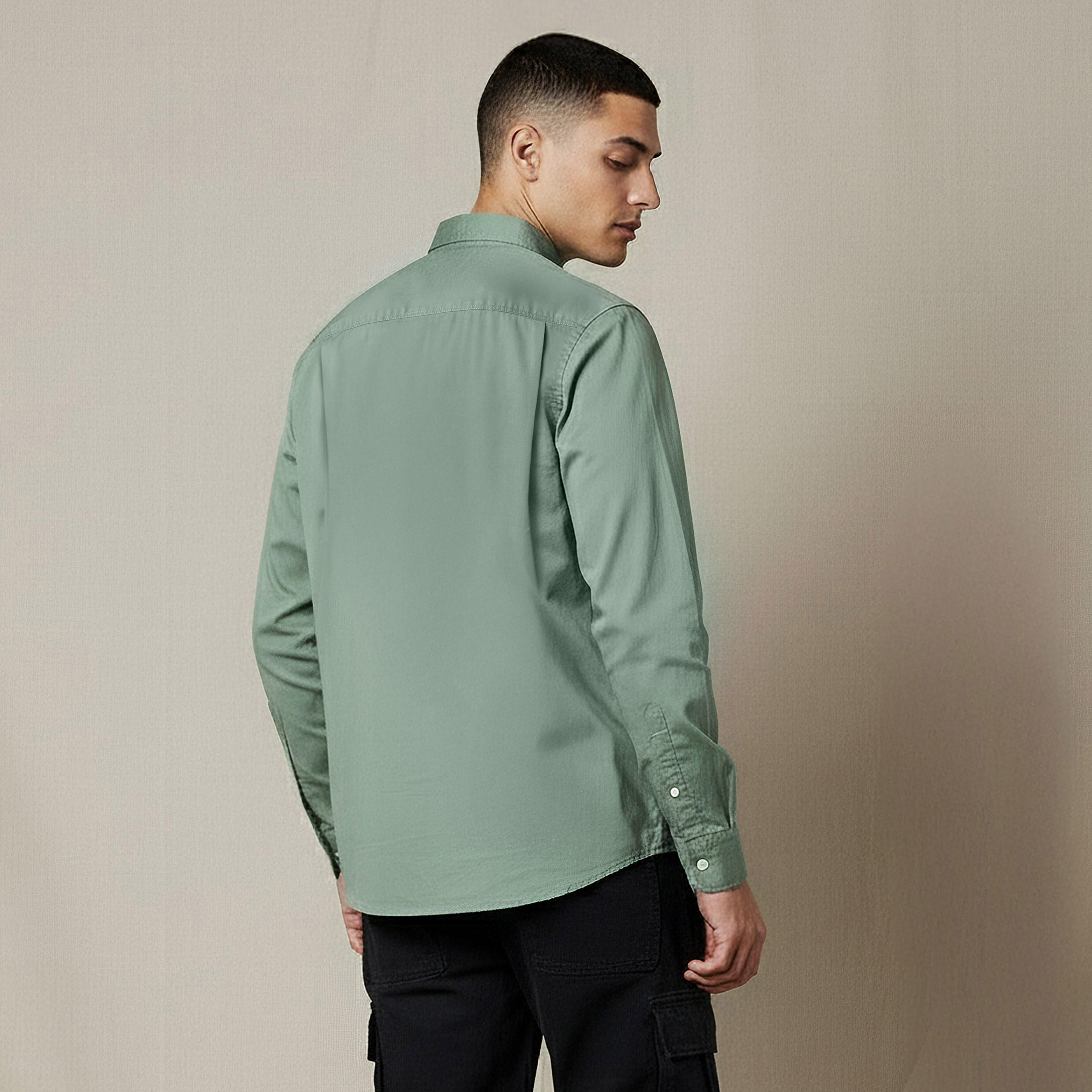 Lee Cooper Men Regular Fit Long Sleeve Shirt-men-clothing-shirts-image-3