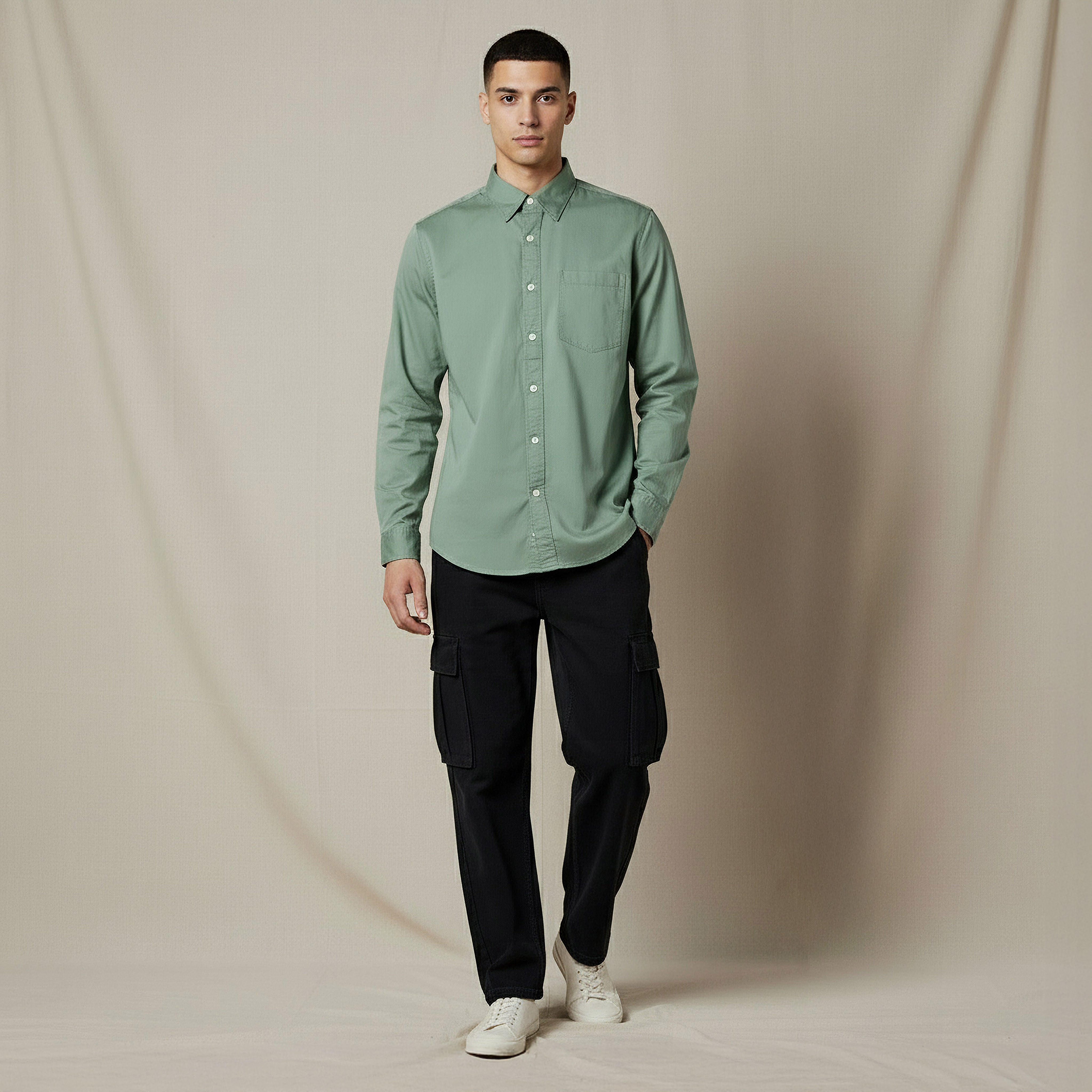 Lee Cooper Men Regular Fit Long Sleeve Shirt-men-clothing-shirts-image-5