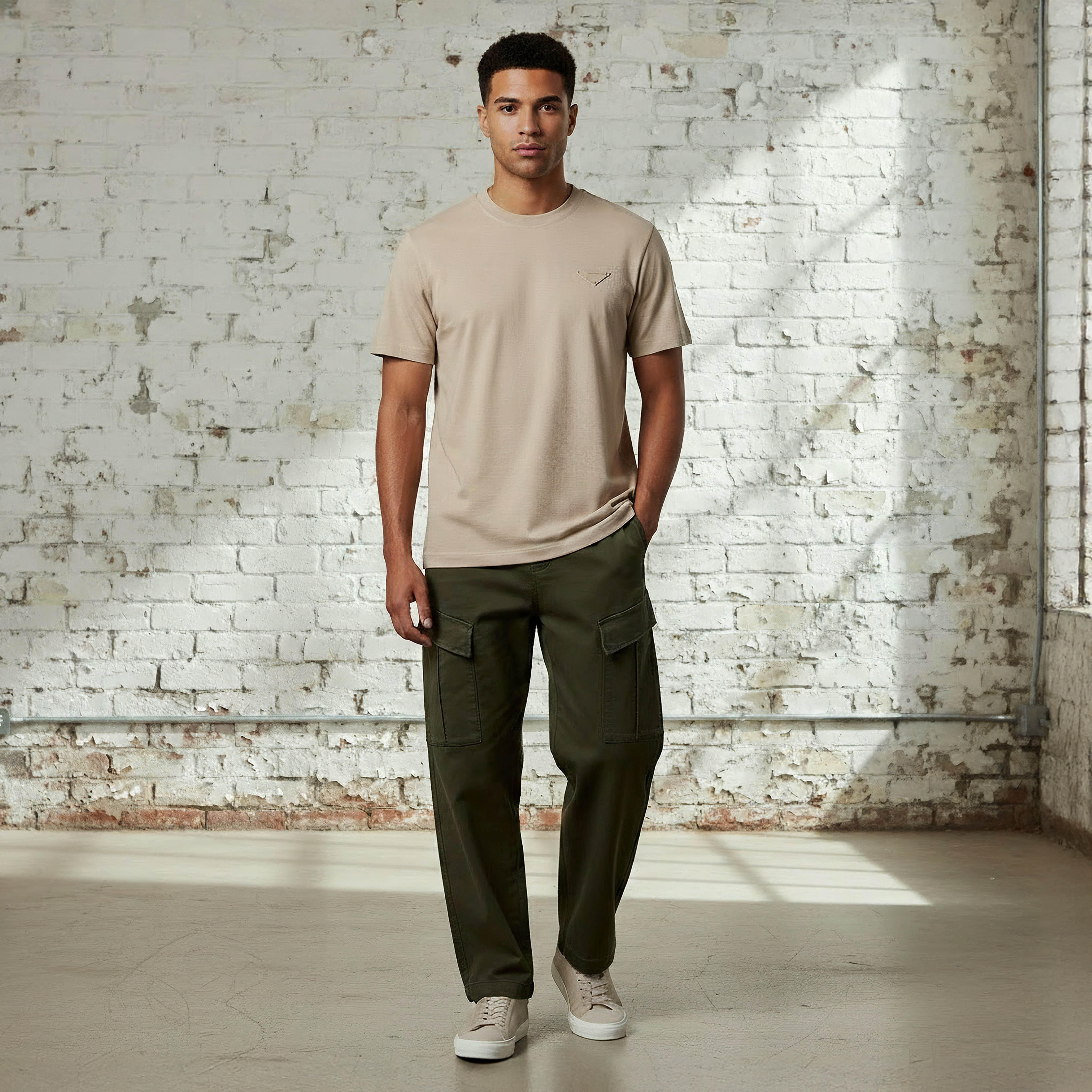 Lee Cooper Men Regular Fit Crew Neck Short Sleeves Applique T-shirt-men-clothing-tshirtsandpolos-tshirts-image-2