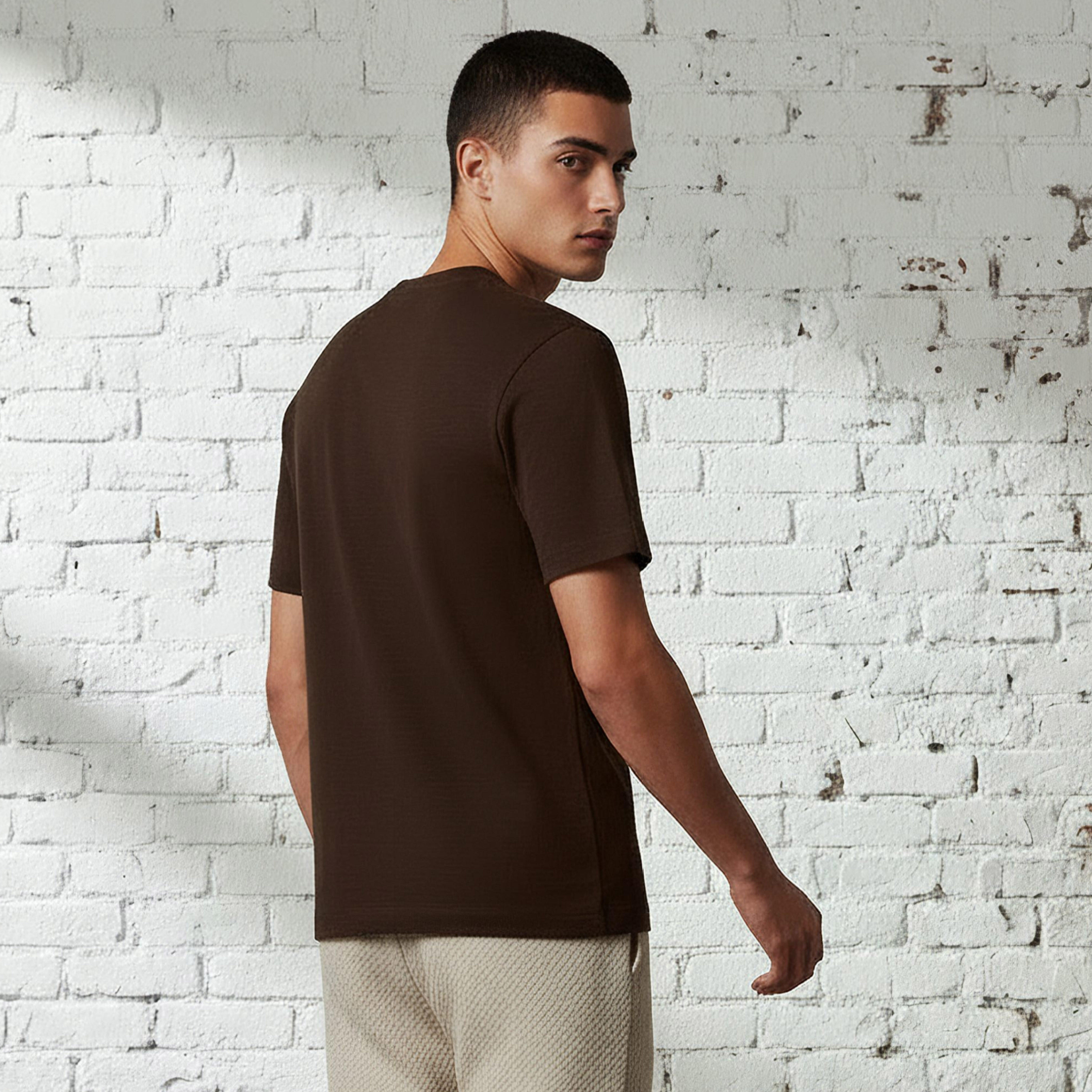 Lee Cooper Men Regular Fit Crew Neck Short Sleeves Applique T-shirt-men-clothing-tshirtsandpolos-tshirts-image-3