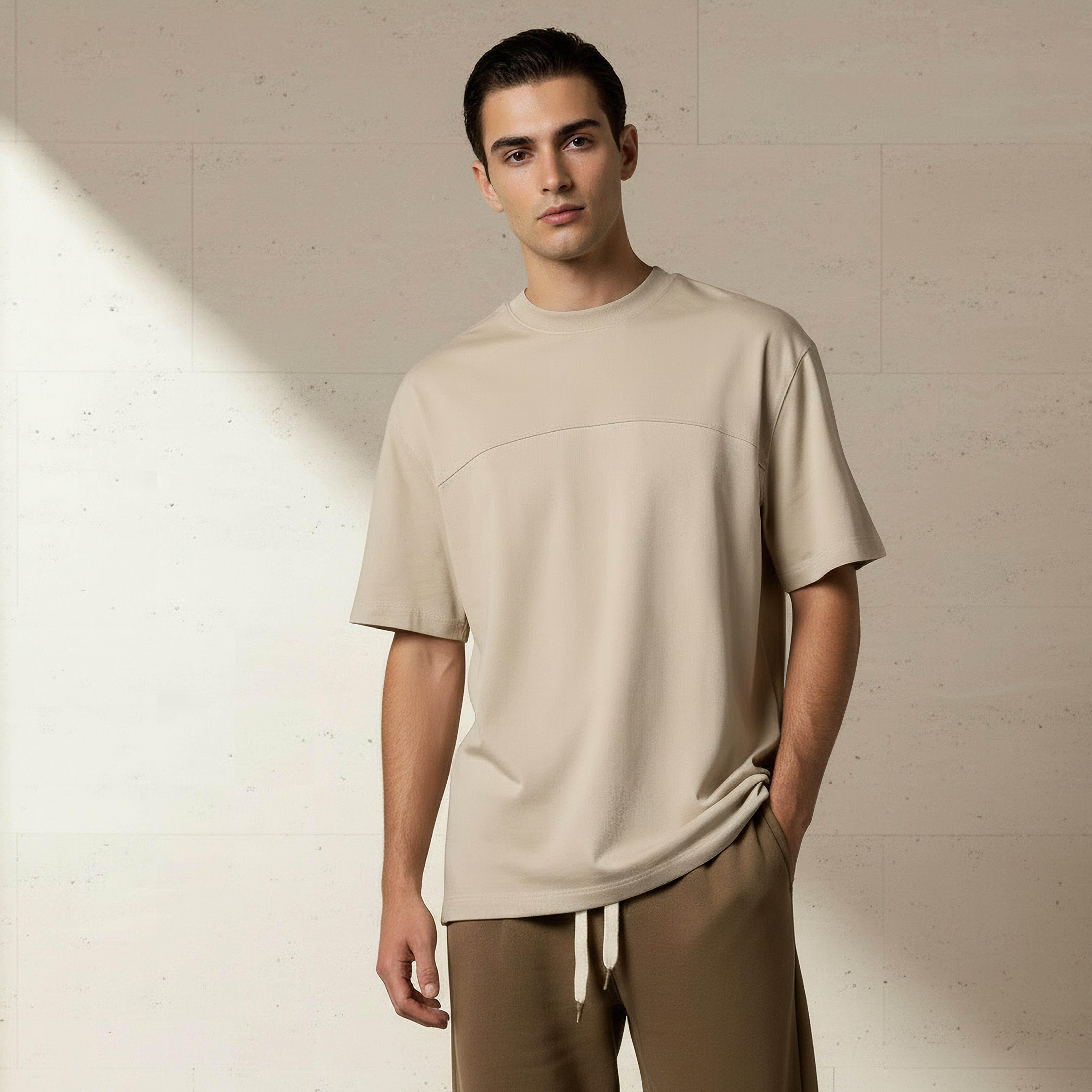 Lee Cooper Men Relaxed Fit Crew Neck Short Sleeves Graphic T-shirt-men-clothing-tshirtsandpolos-tshirts-image-1