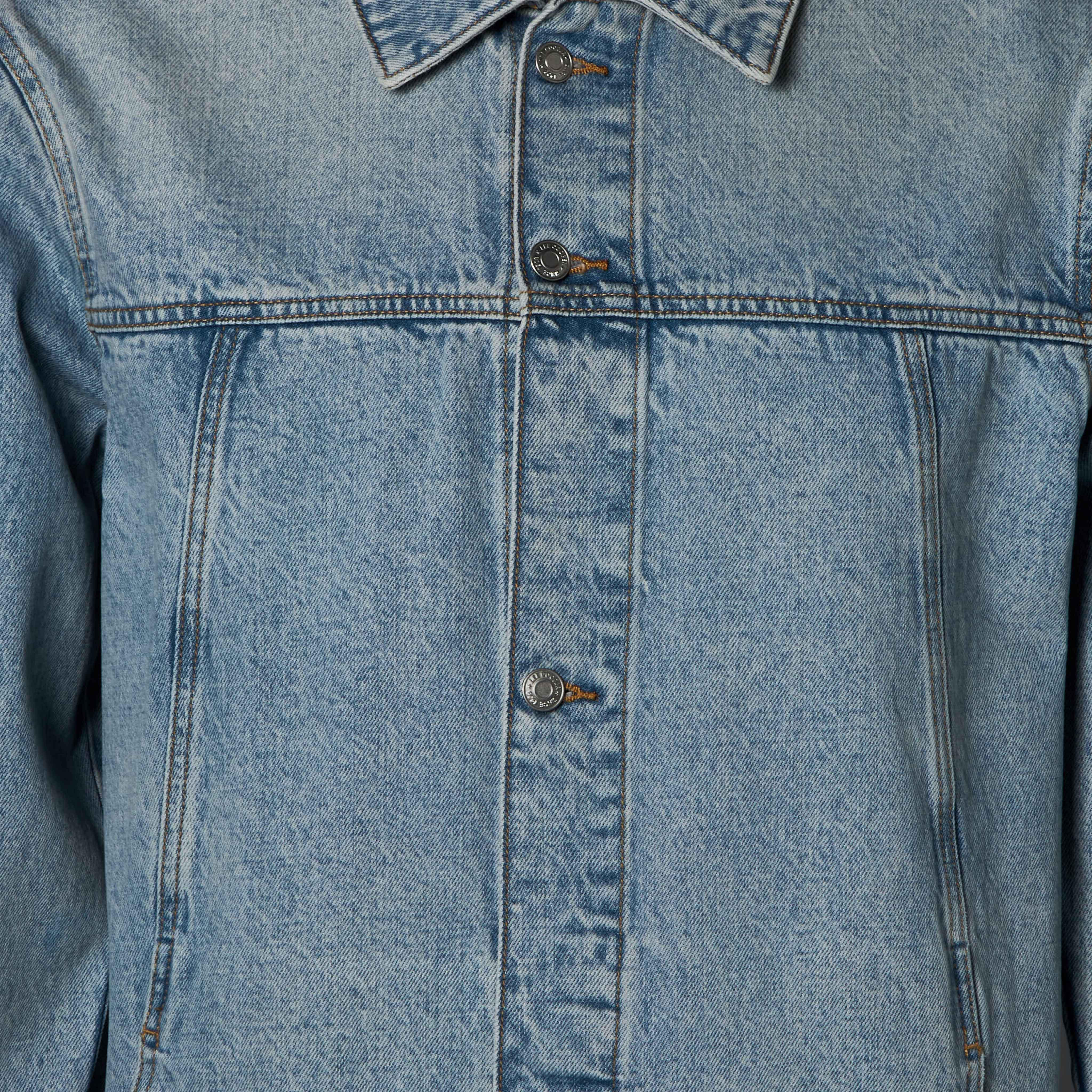 جاكيت تراكر دينم رجالي بقصة عادية من لي كوبر-men-clothing-jacketsandblazers-jackets-image-3