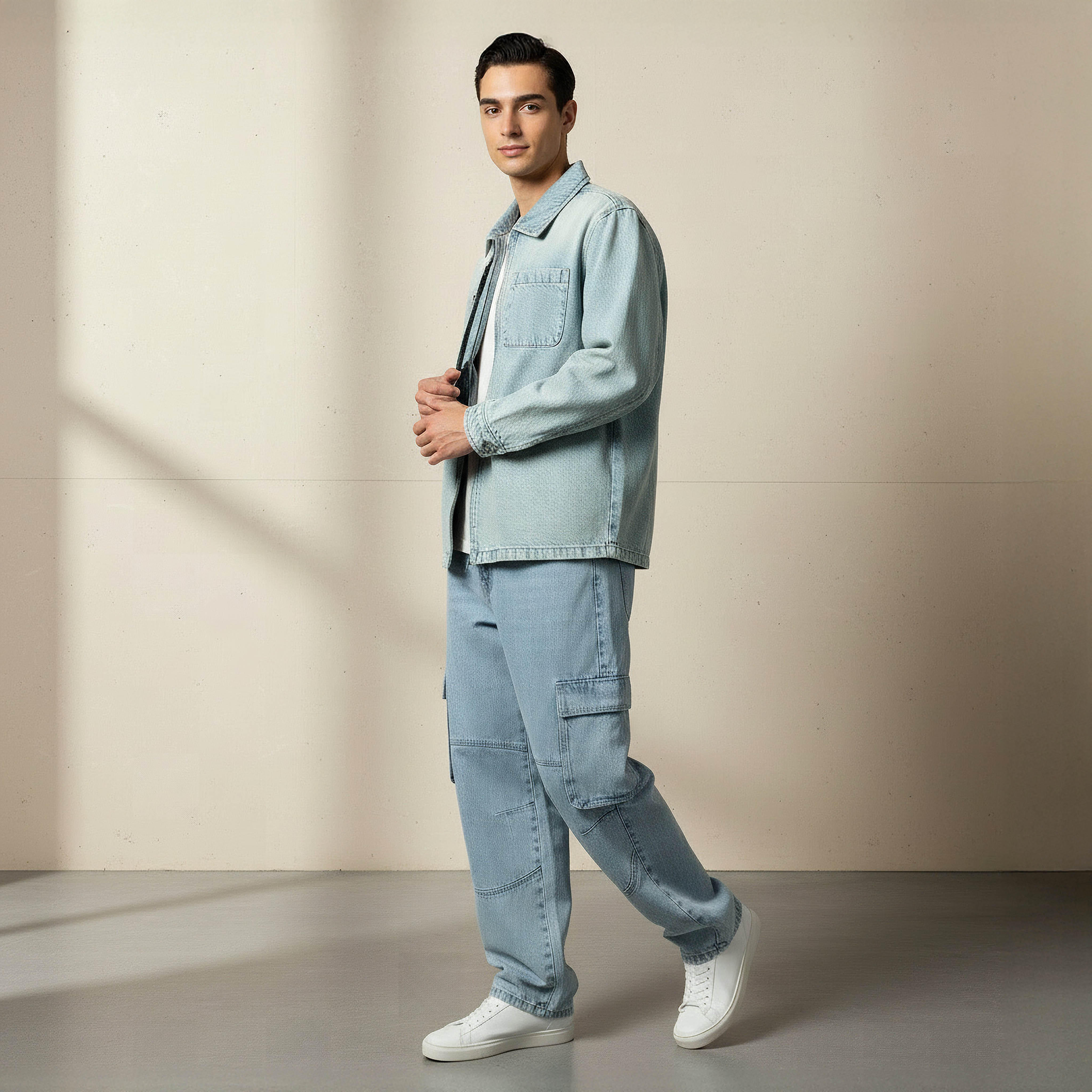 شاكيت رجالي بسحاب إغلاق وقصة عادية من لي كوبر-men-clothing-jacketsandblazers-jackets-image-5