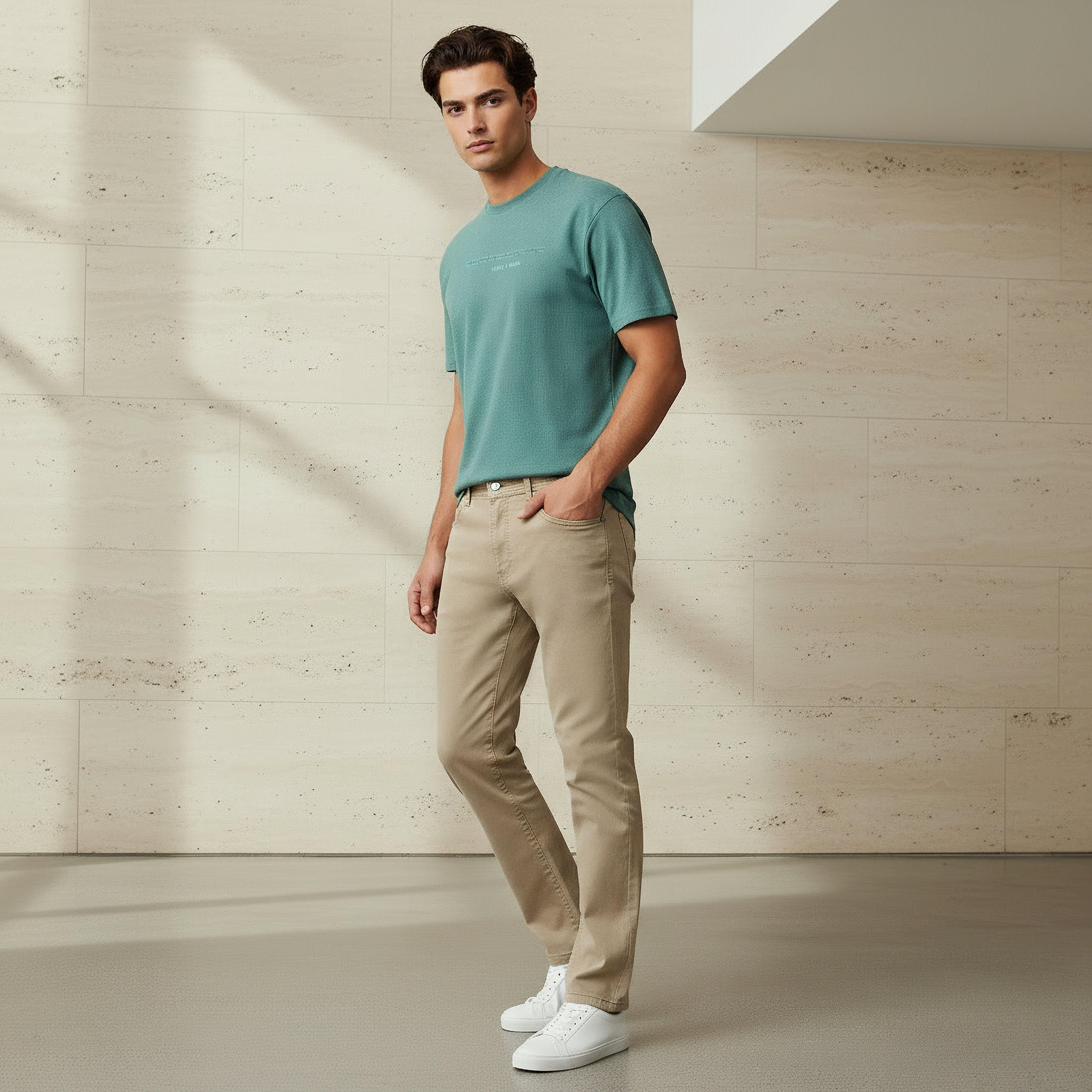 بنطلون جينز بقصّة سليم وخصر متوسط الارتفاع للرجال من لي كوبر-men-clothing-bottoms-jeans-image-1