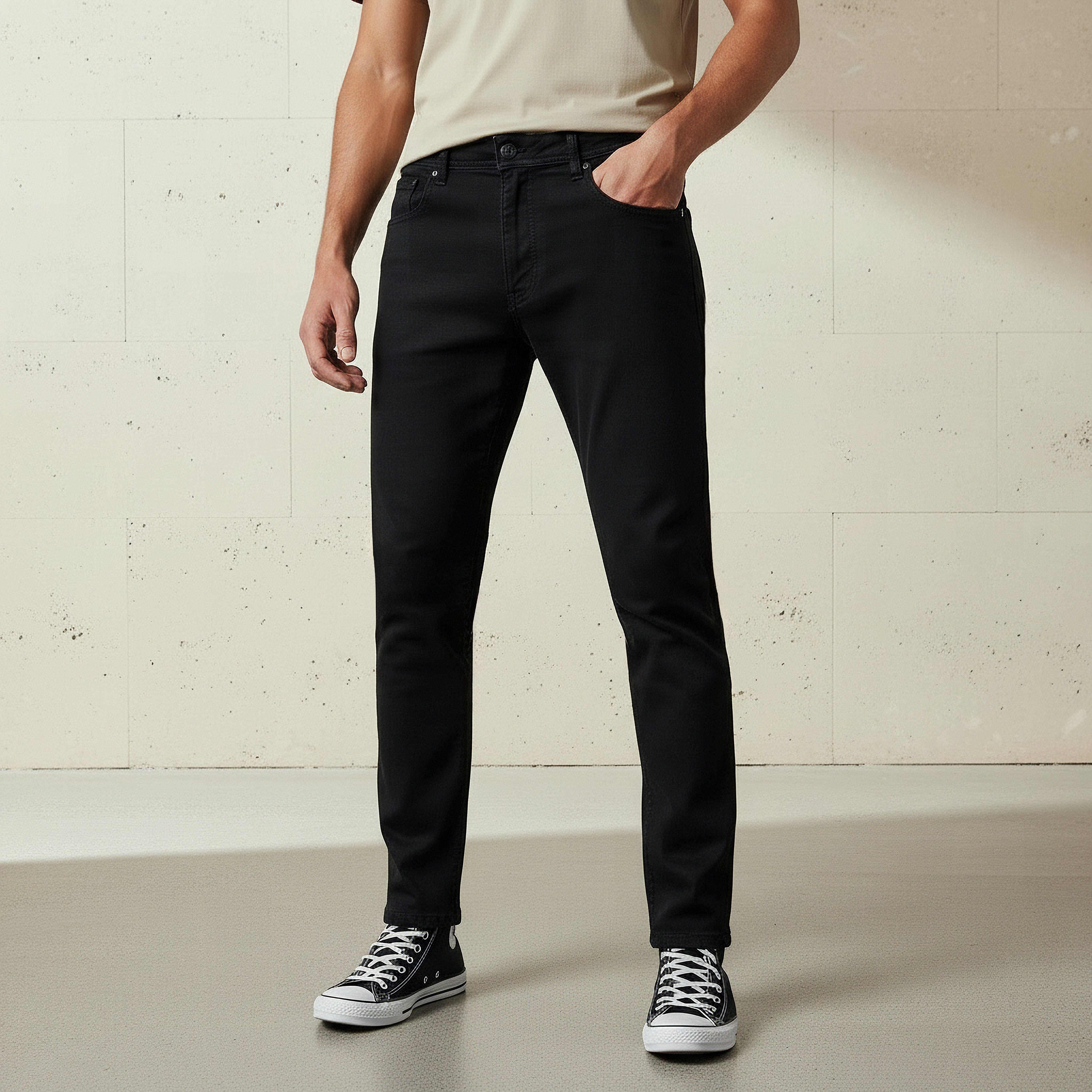 Lee Cooper Men Slim Fit Mid-Rise Jeans-men-clothing-bottoms-jeans-image-1