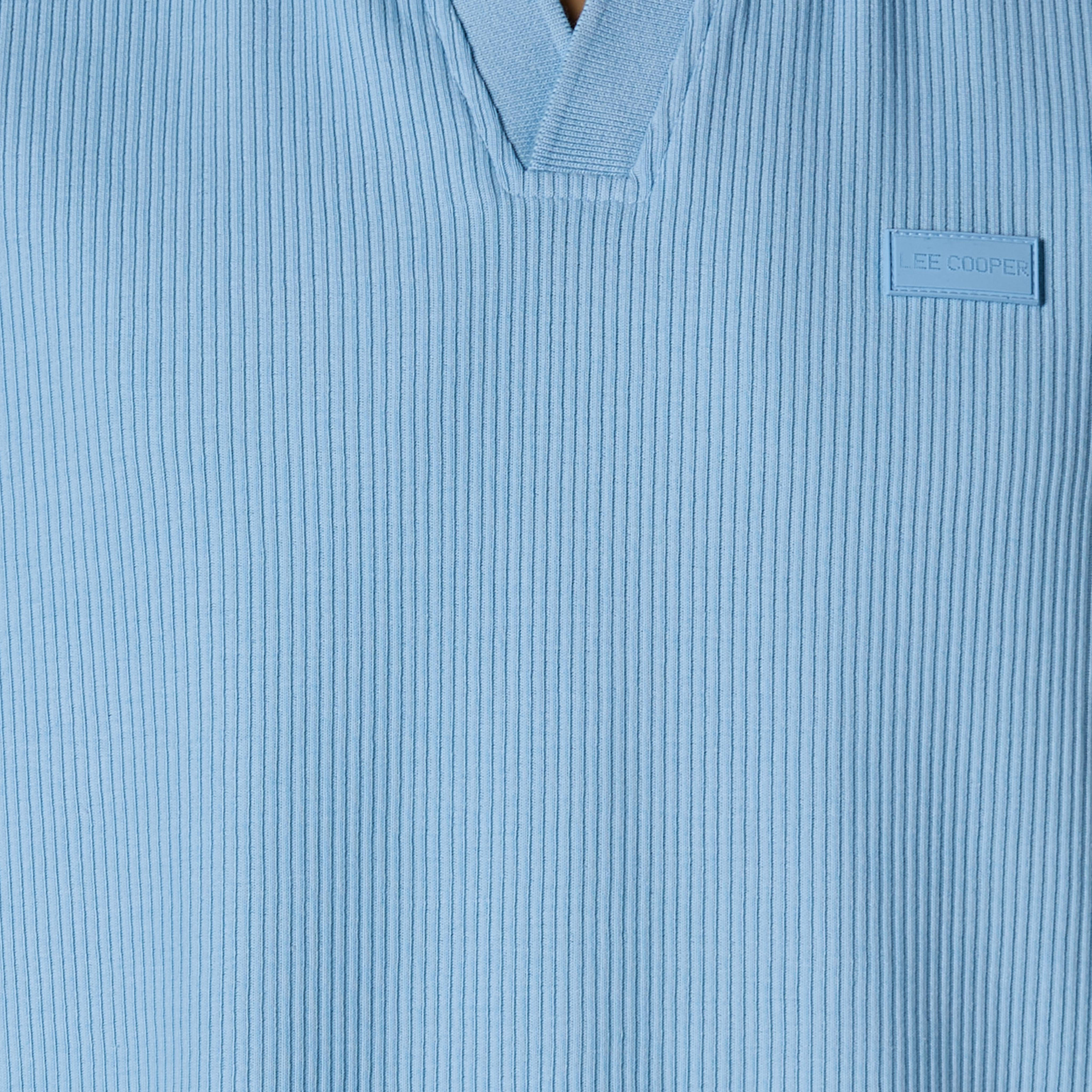 Lee Cooper Men Regular Fit Collared Neck Short Sleeve Ribbed Polo T-shirt-men-clothing-tshirtsandpolos-tshirts-image-4