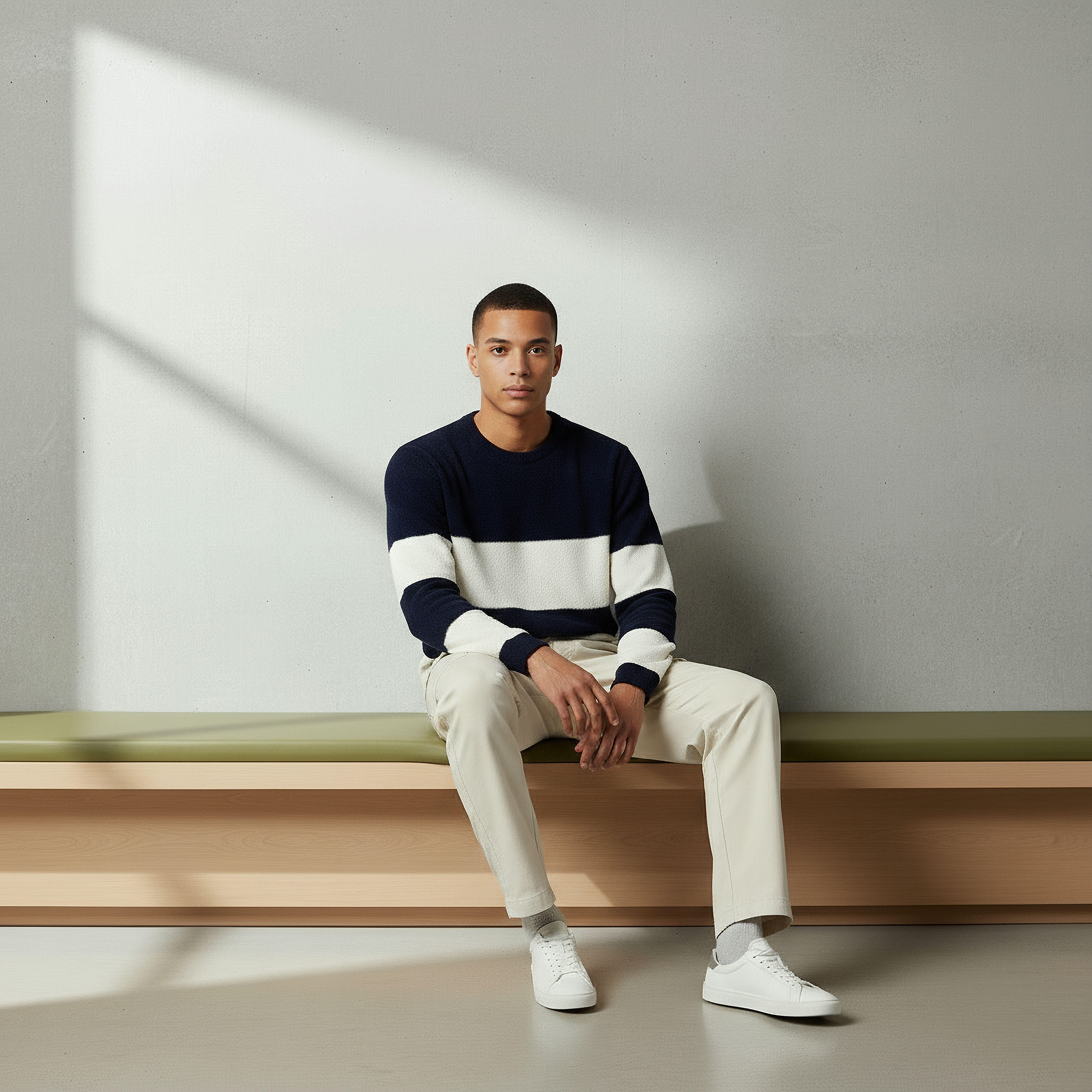 Lee Copper Men Regular Fit Striped Sweater-men-winterwear-hoodiesandsweatshirts-image-5