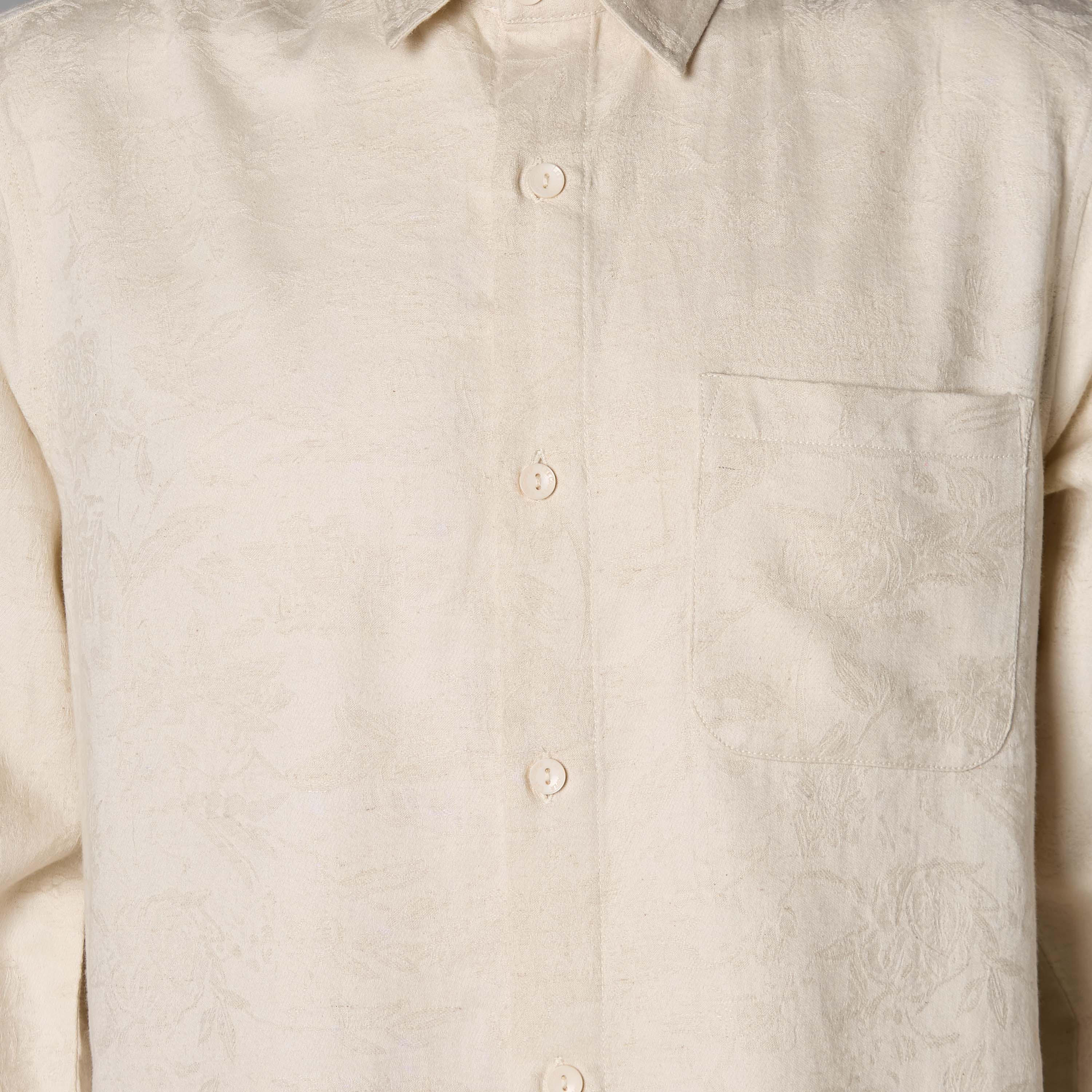 Lee Cooper Men Collared Textured Long Sleeves Shirt-men-clothing-shirts-image-4