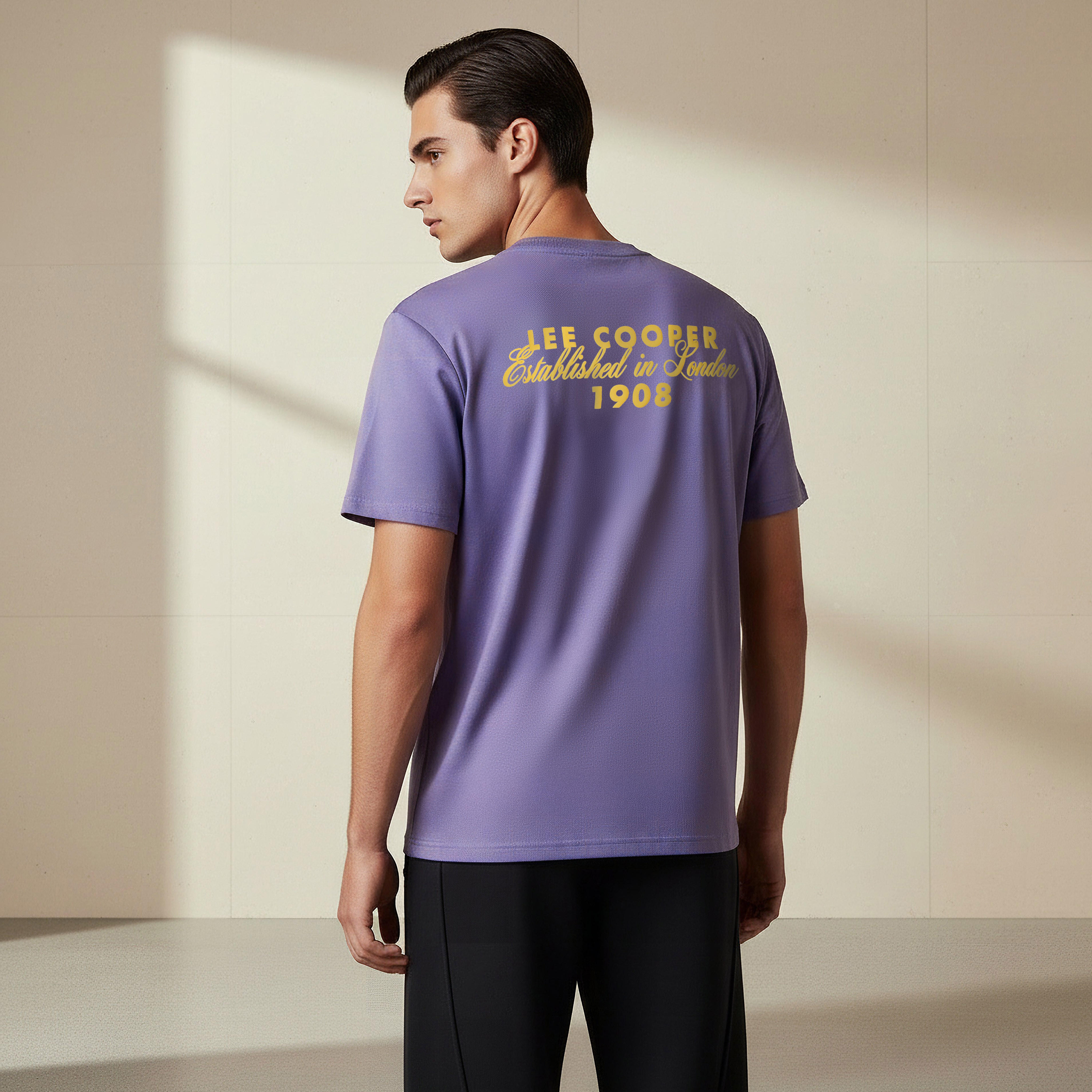 Lee Cooper Men Regular Fit Crew Neck Short Sleeve Printed T-shirt-men-clothing-tshirtsandpolos-tshirts-image-3
