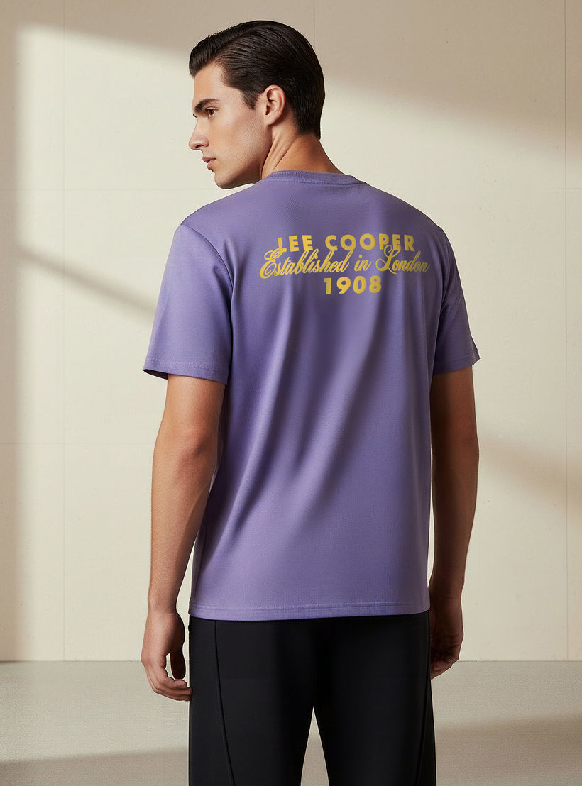 Lee Cooper Men Regular Fit Crew Neck Short Sleeve Printed T-shirt-men-clothing-tshirtsandpolos-tshirts-image-3