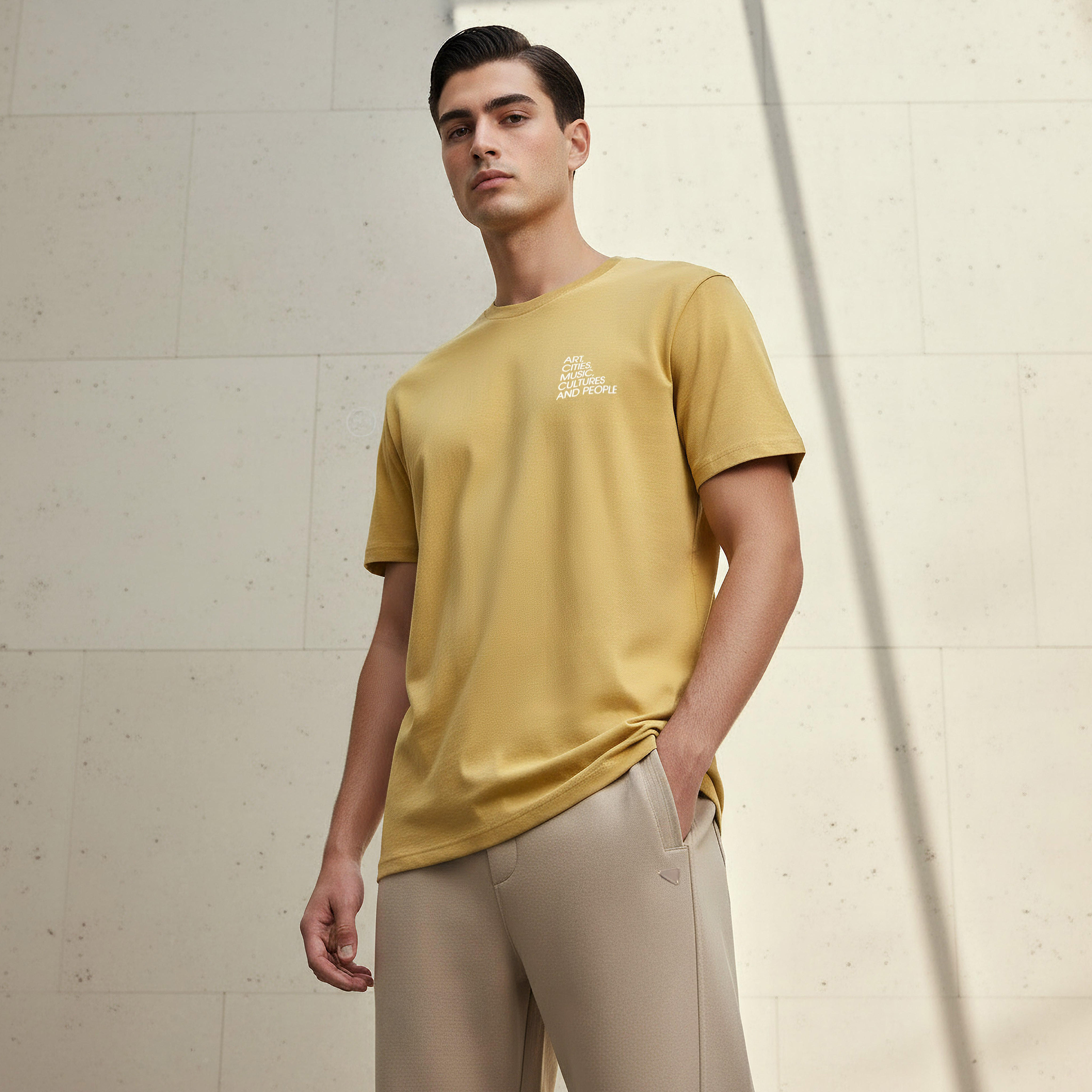 Lee Cooper Men Regular Fit Crew Neck Short Sleeve Printed T-shirt-men-clothing-tshirtsandpolos-tshirts-image-1