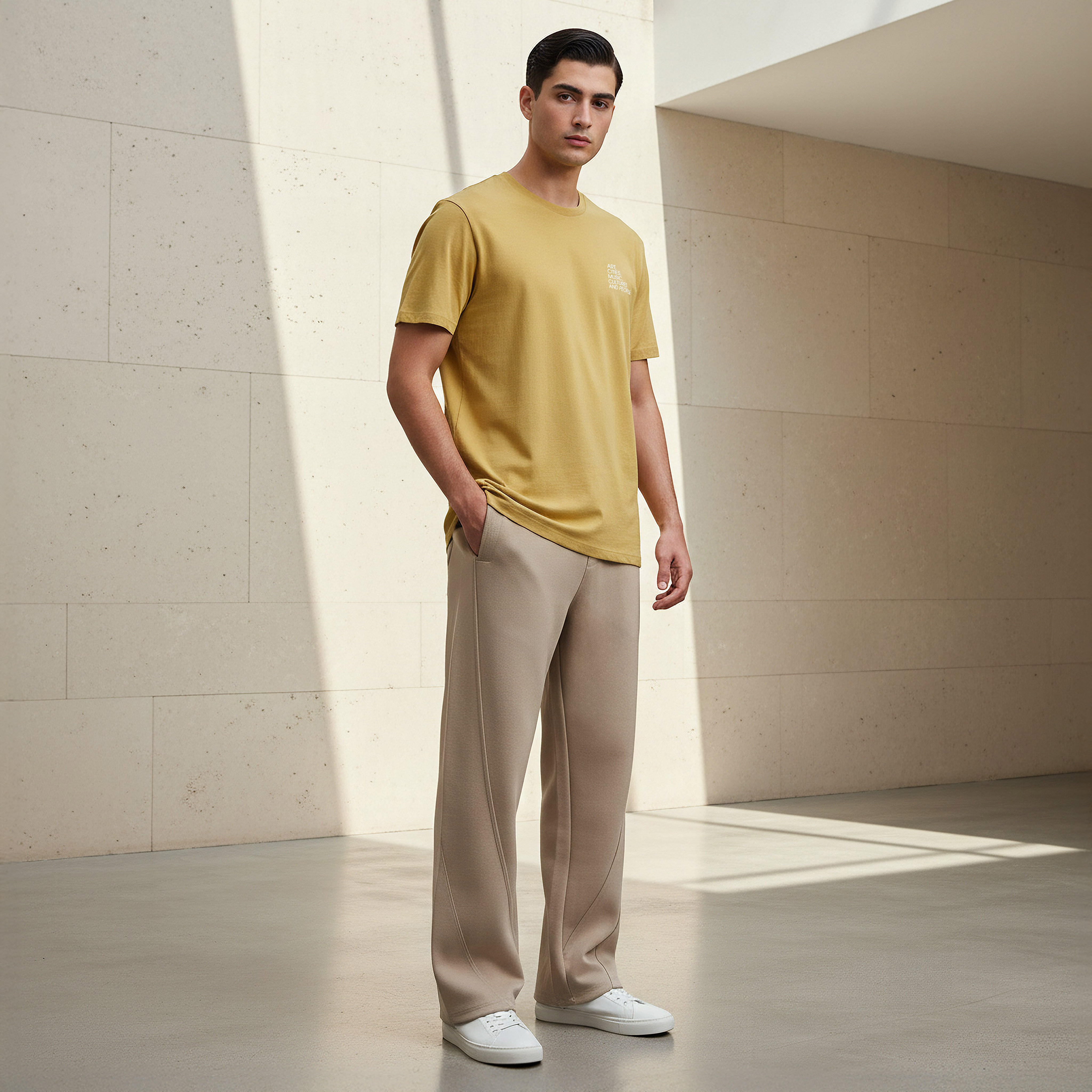 Lee Cooper Men Regular Fit Crew Neck Short Sleeve Printed T-shirt-men-clothing-tshirtsandpolos-tshirts-image-2