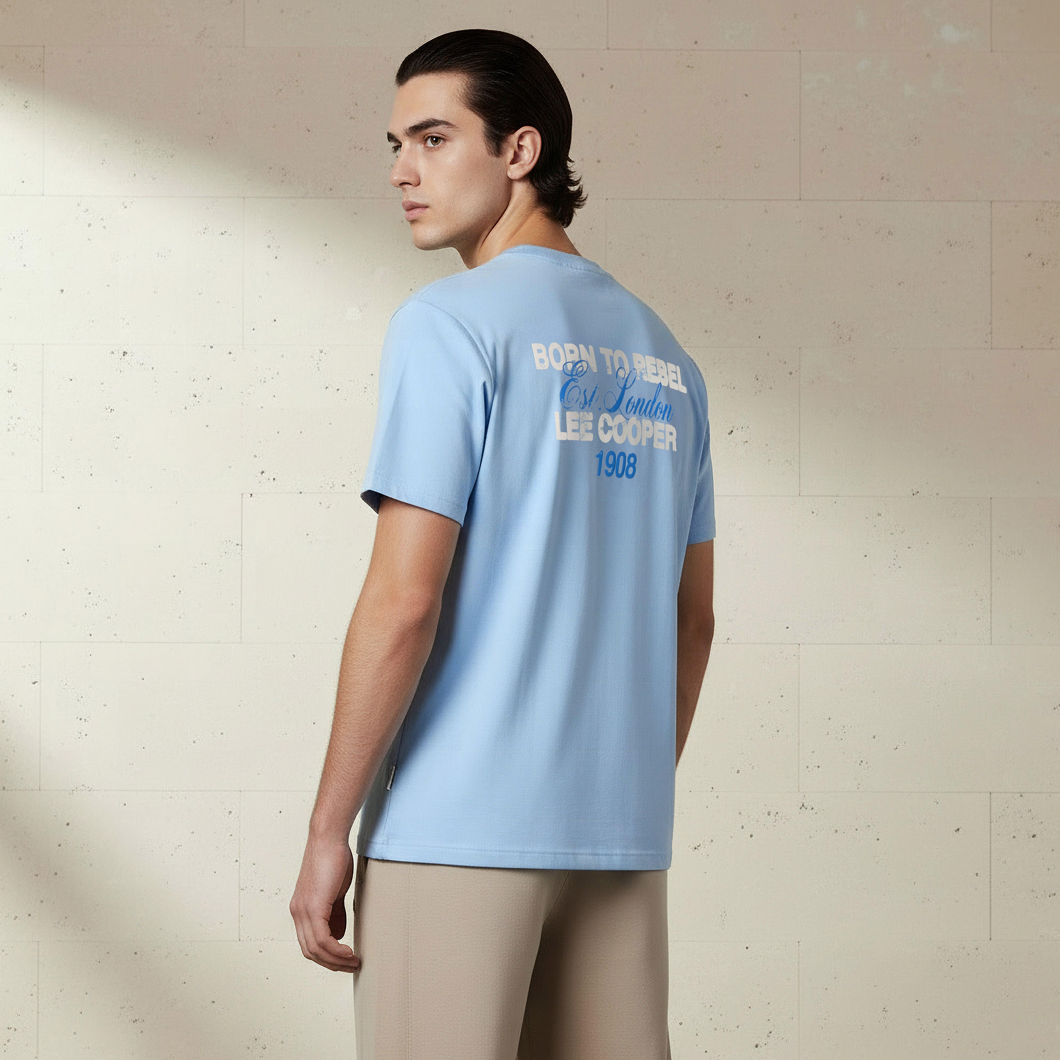 Lee Cooper Men Regular Fit Crew Neck Short Sleeve Printed T-shirt-men-clothing-tshirtsandpolos-tshirts-image-3