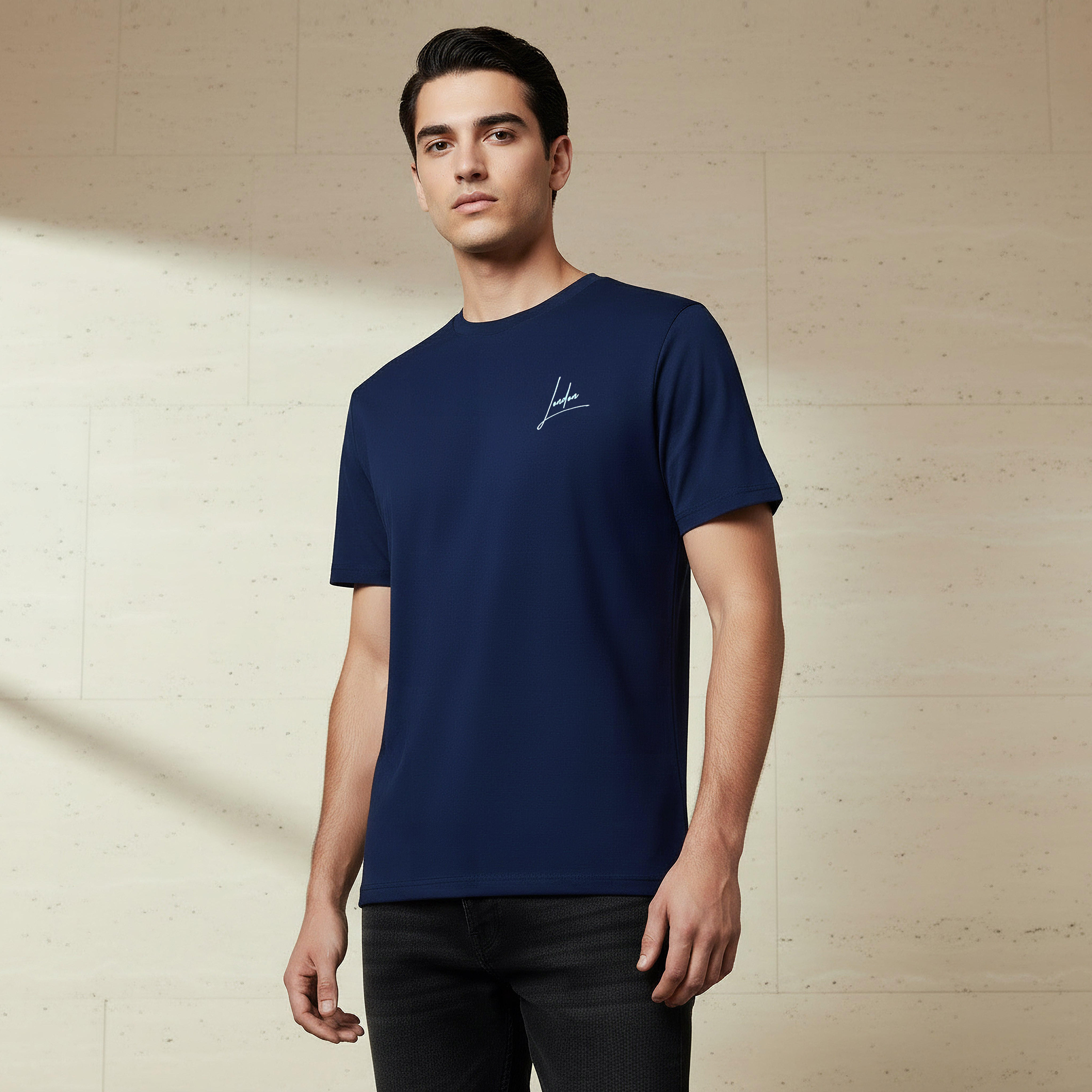 Lee Cooper Men Regular Fit Crew Neck Short Sleeve Printed T-shirt-men-clothing-tshirtsandpolos-tshirts-image-1