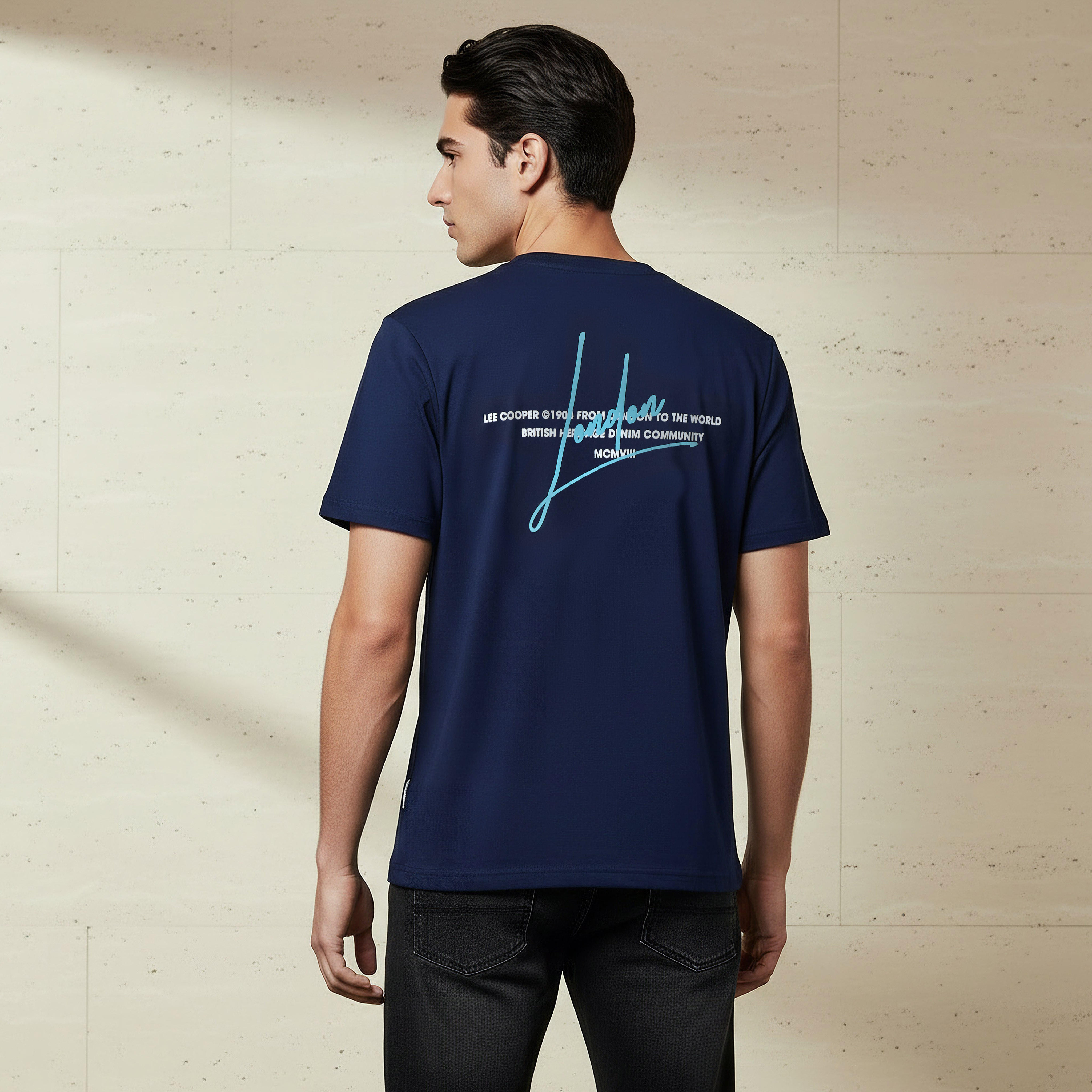 Lee Cooper Men Regular Fit Crew Neck Short Sleeve Printed T-shirt-men-clothing-tshirtsandpolos-tshirts-image-3
