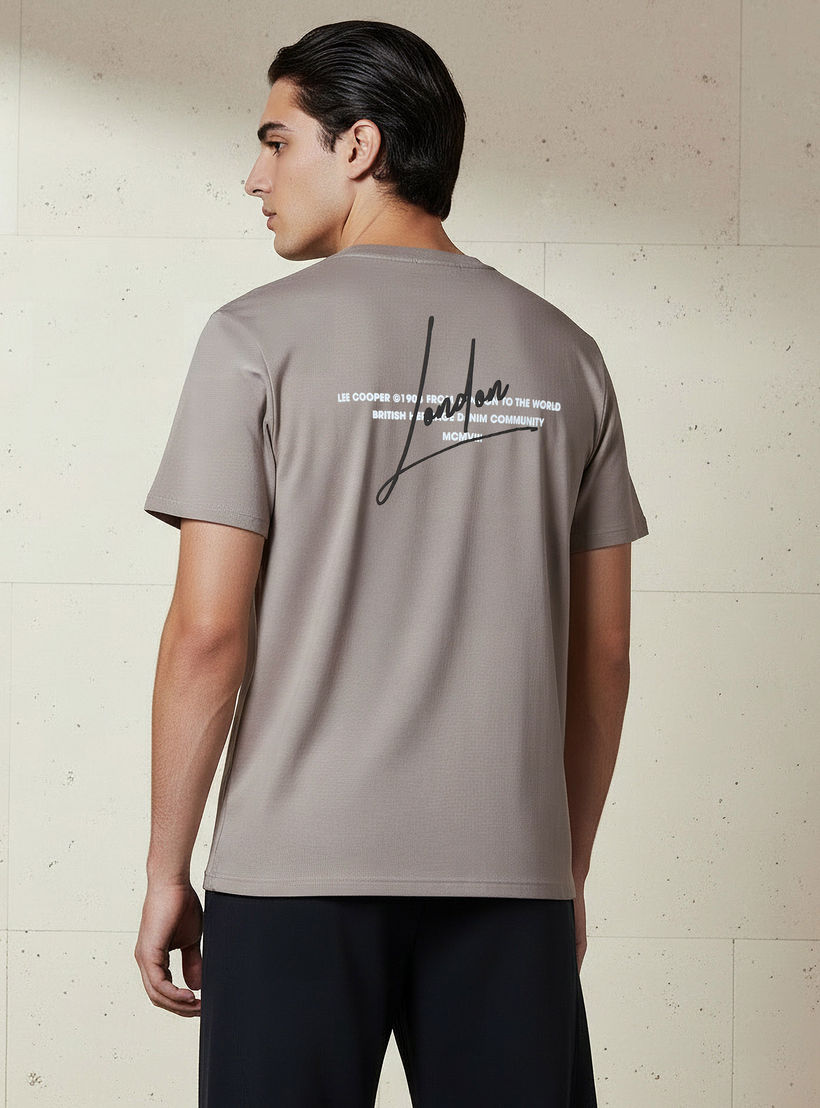 Lee Cooper Men Regular Fit Crew Neck Short Sleeve Printed T-shirt-men-clothing-tshirtsandpolos-tshirts-image-3